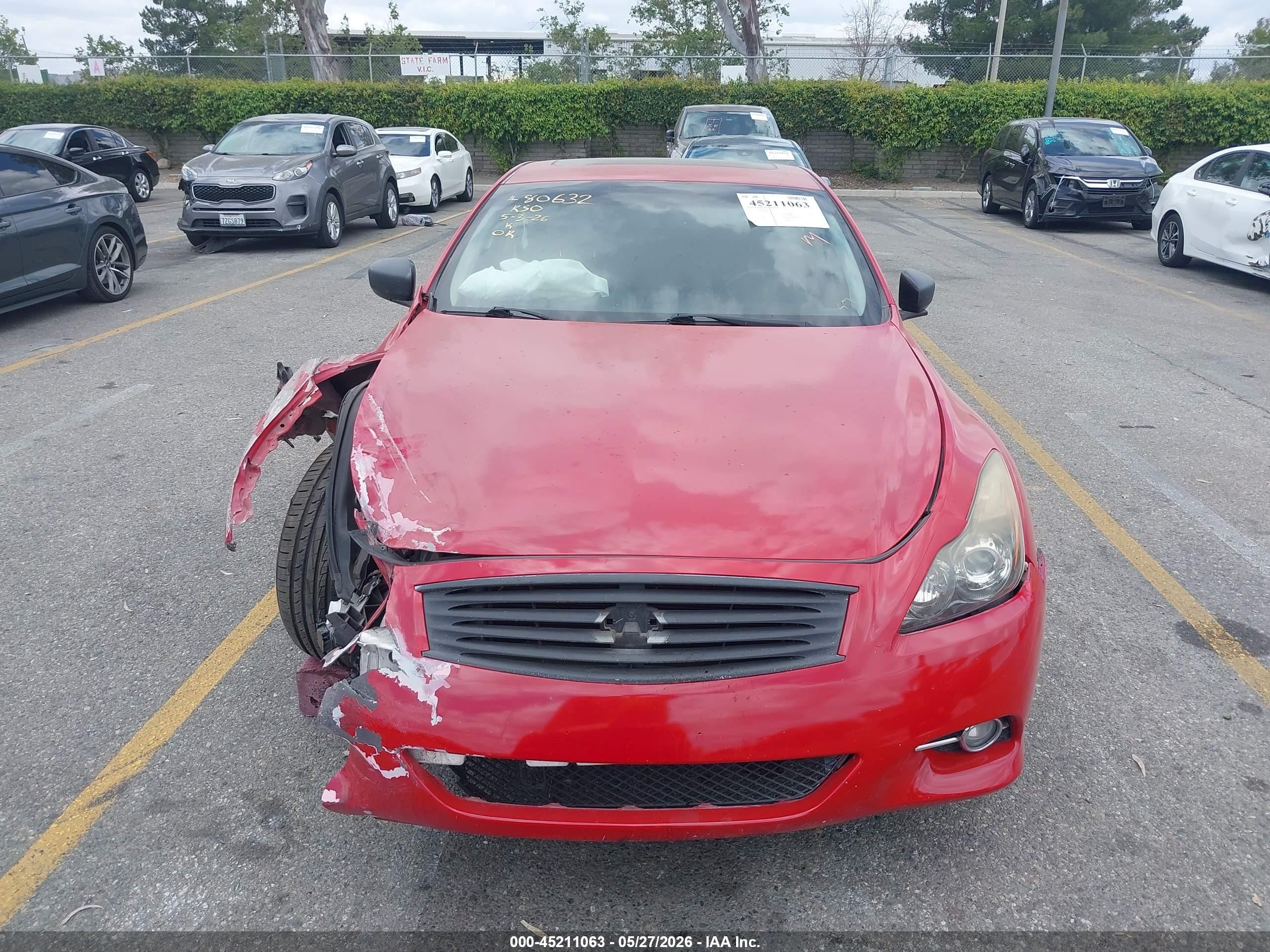 2013 Infiniti G37 Journey Red vin: JN1CV6EK2DM900976