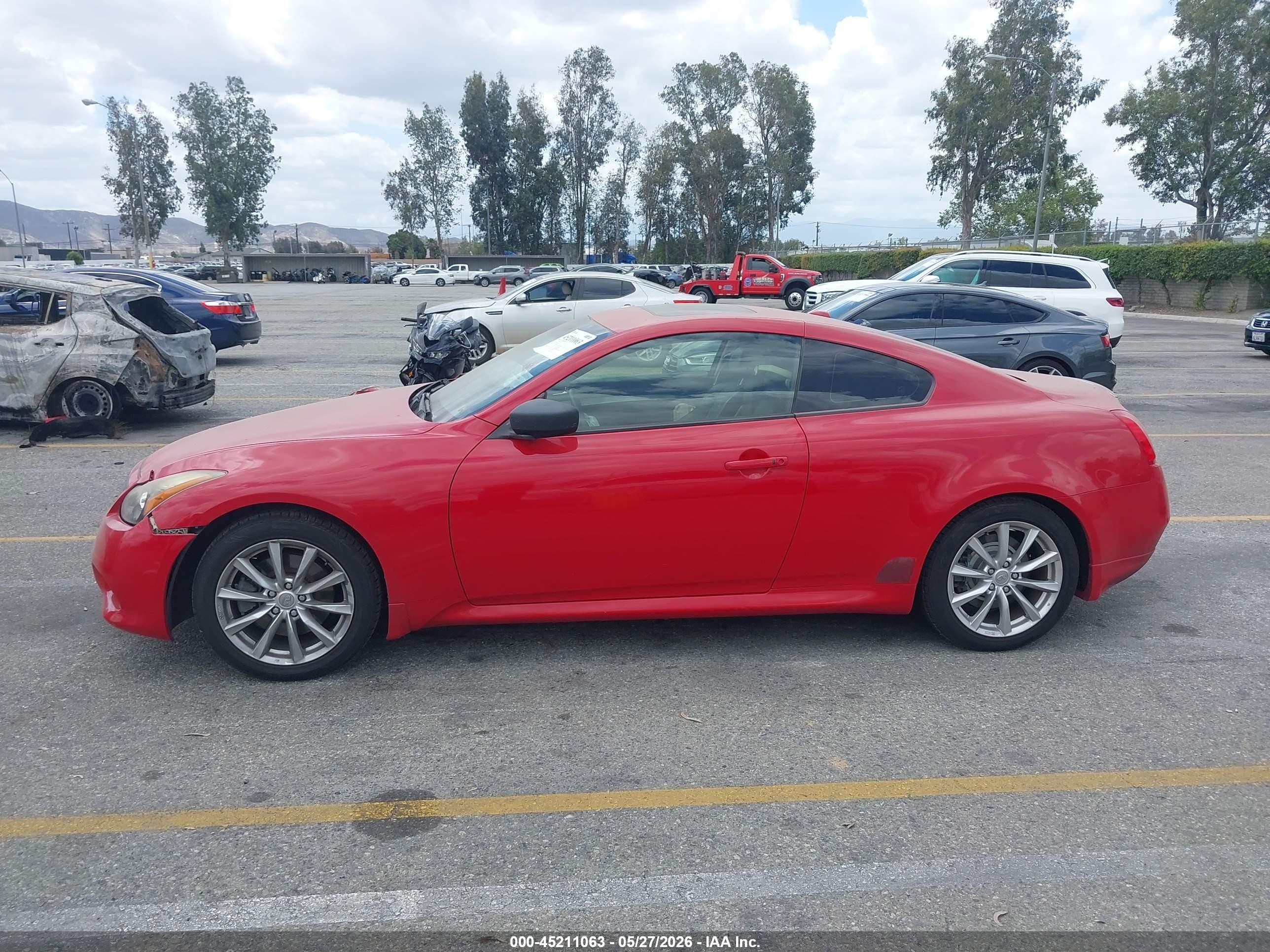 2013 Infiniti G37 Journey Red vin: JN1CV6EK2DM900976