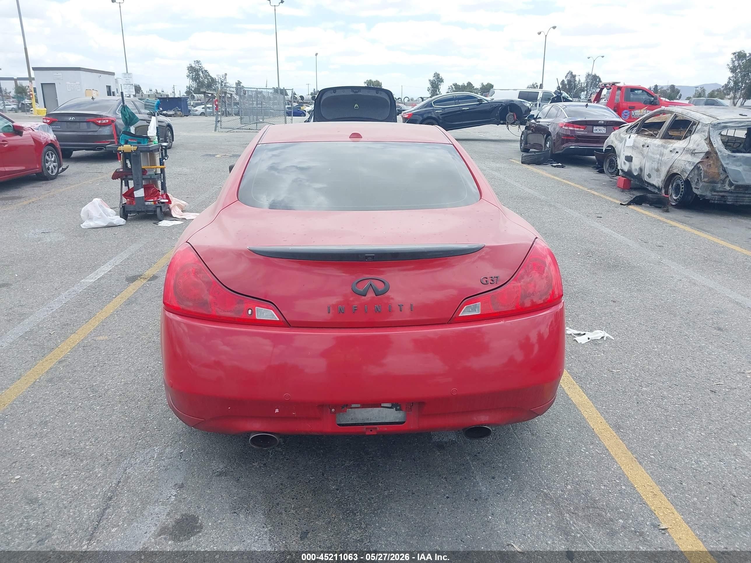 2013 Infiniti G37 Journey Red vin: JN1CV6EK2DM900976