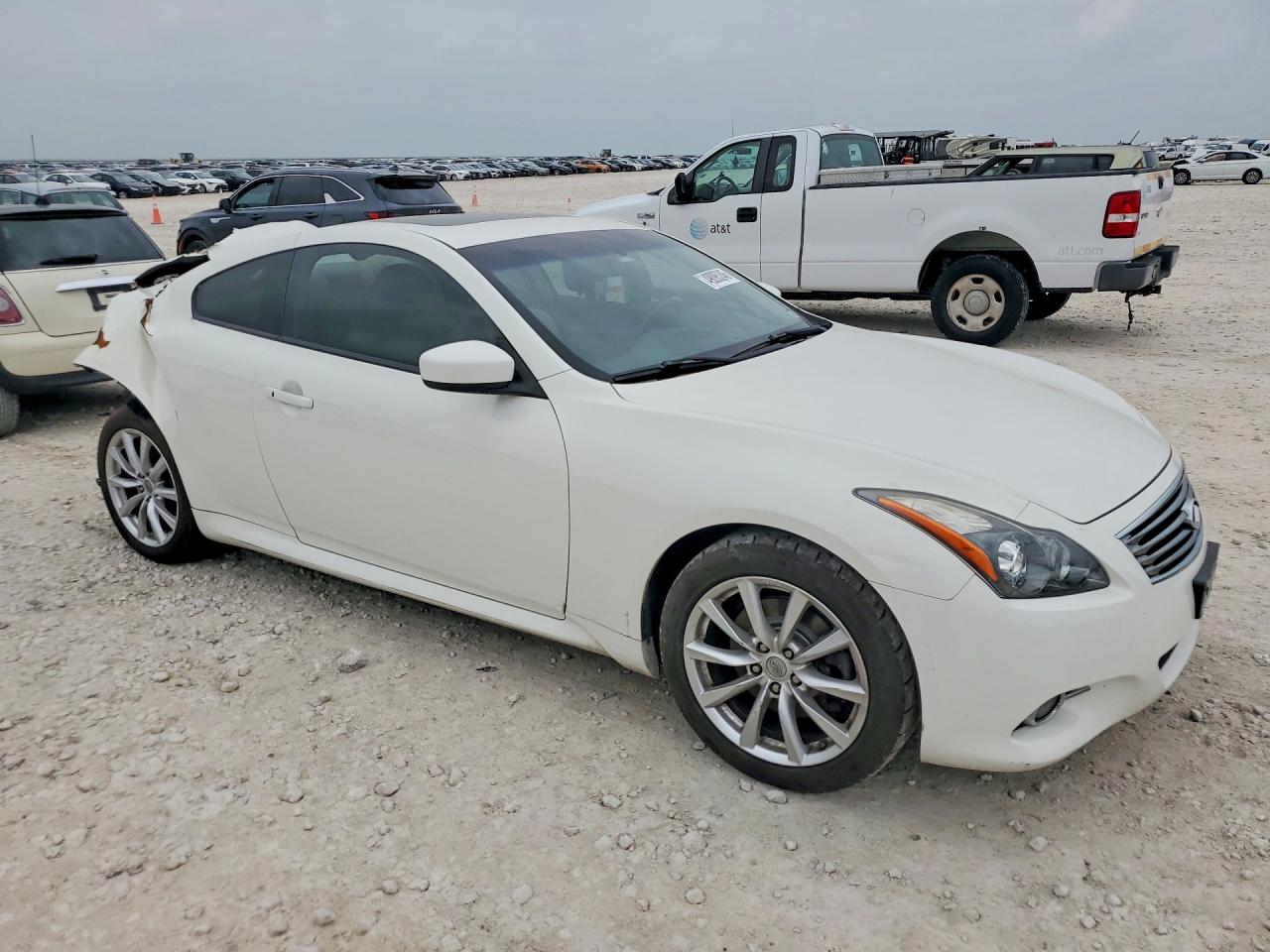 2013 Infiniti G37 Coupe Journey White vin: JN1CV6EK2DM920242