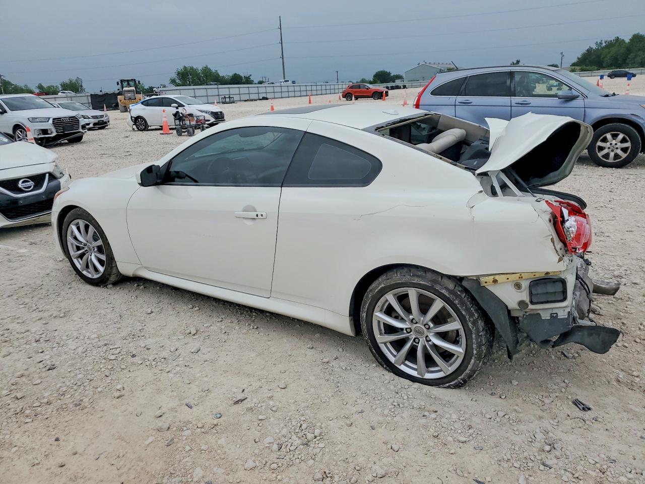 2013 Infiniti G37 Coupe Journey White vin: JN1CV6EK2DM920242