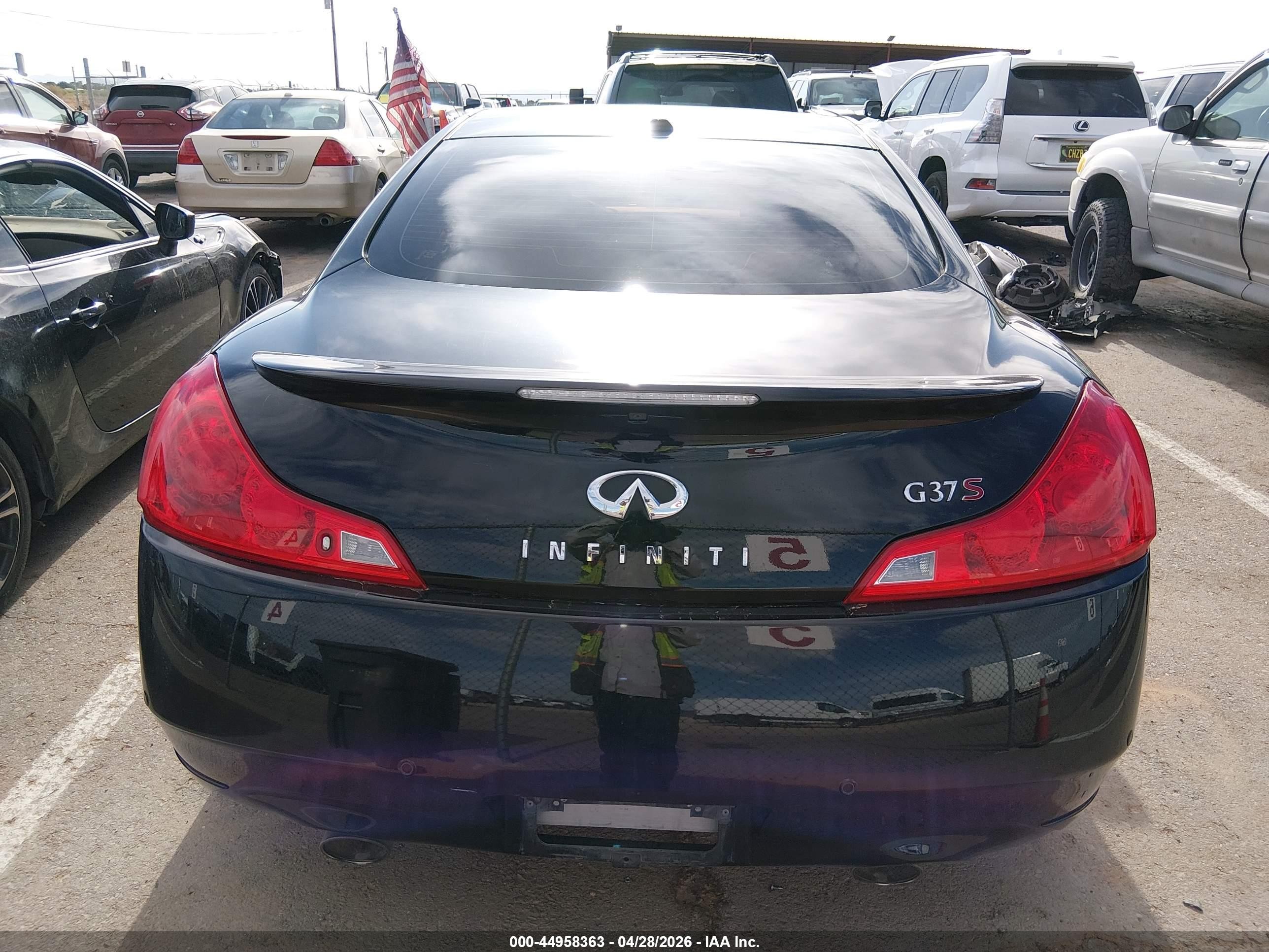 2013 Infiniti G37 Journey Black vin: JN1CV6EK2DM922587