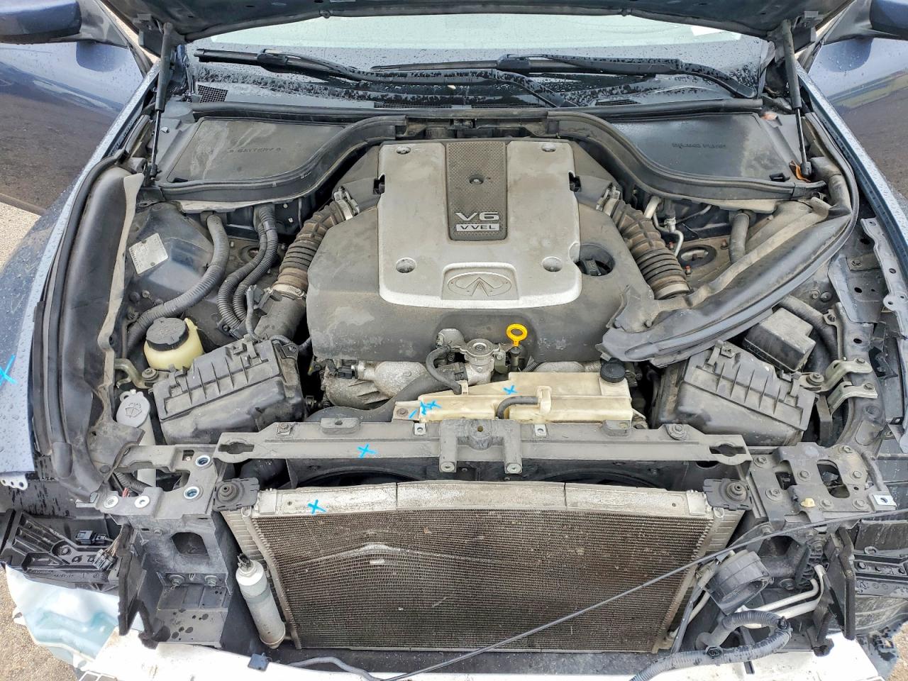 2010 Infiniti G37 Coupe Base Blue vin: JN1CV6EK3AM102000