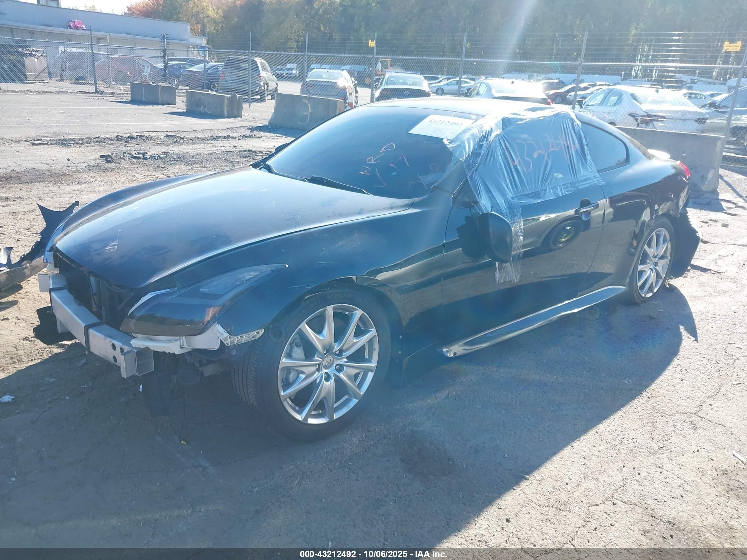 2011 Infiniti G37 Sport Black vin: JN1CV6EK3BM210215