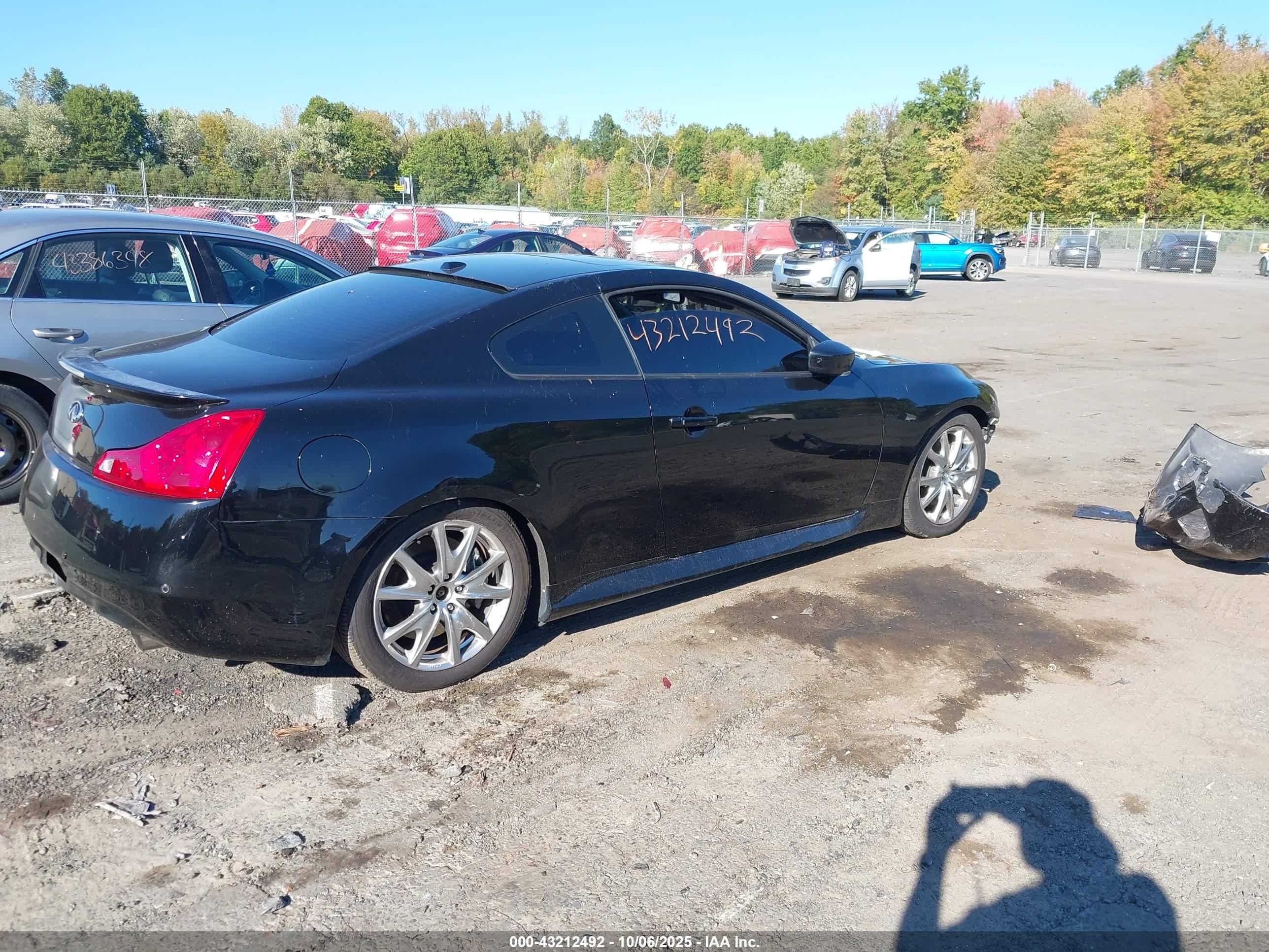 2011 Infiniti G37 Sport Black vin: JN1CV6EK3BM210215