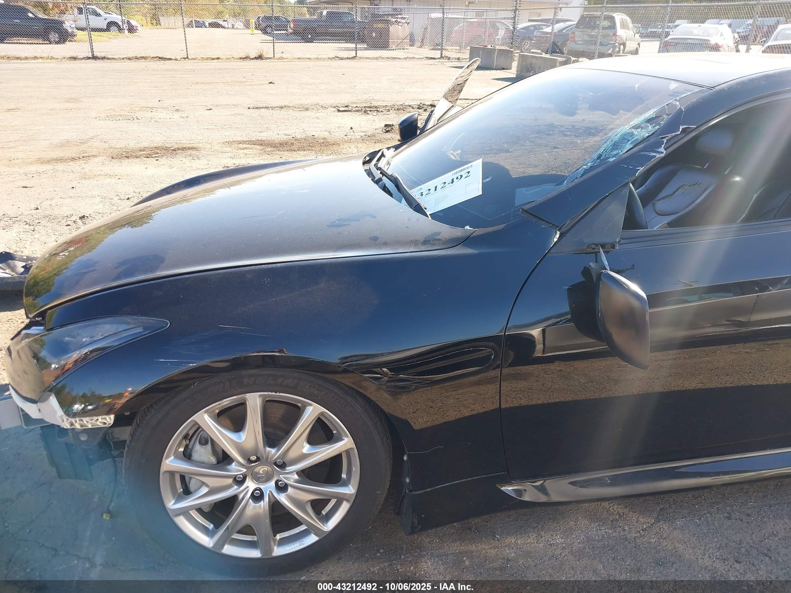 2011 Infiniti G37 Sport Black vin: JN1CV6EK3BM210215