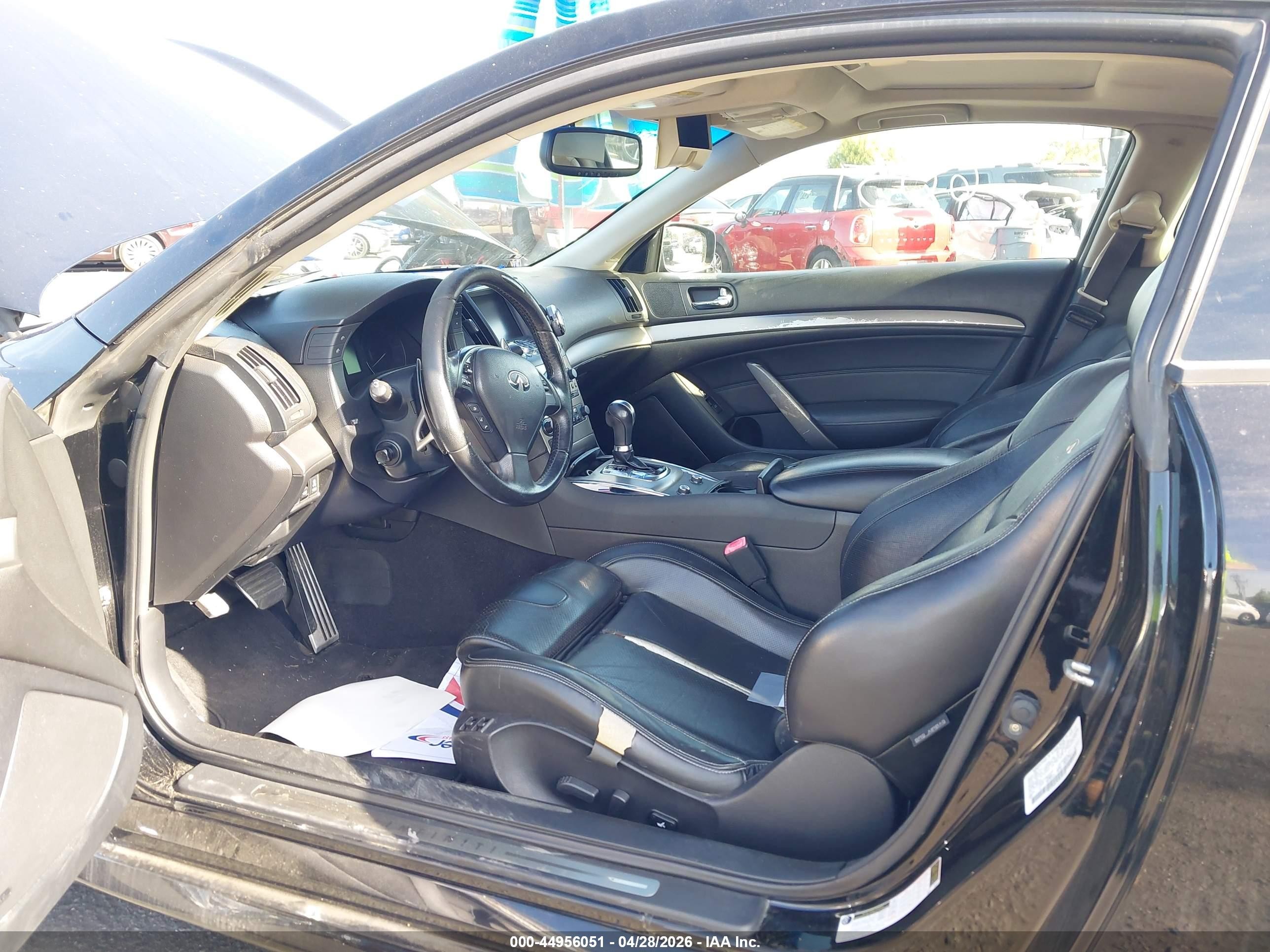 2012 Infiniti G37 Journey Черный vin: JN1CV6EK3CM420489