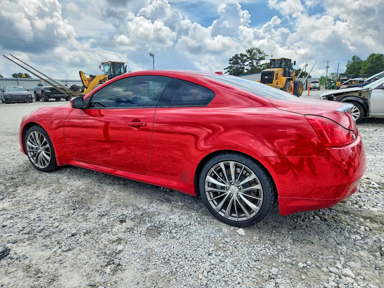 2012 Infiniti G37 Coupe Base Red vin: JN1CV6EK3CM424039