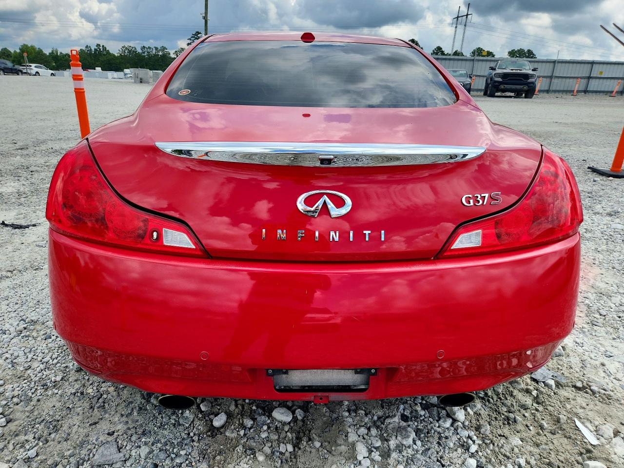 2012 Infiniti G37 Coupe Base Red vin: JN1CV6EK3CM424039