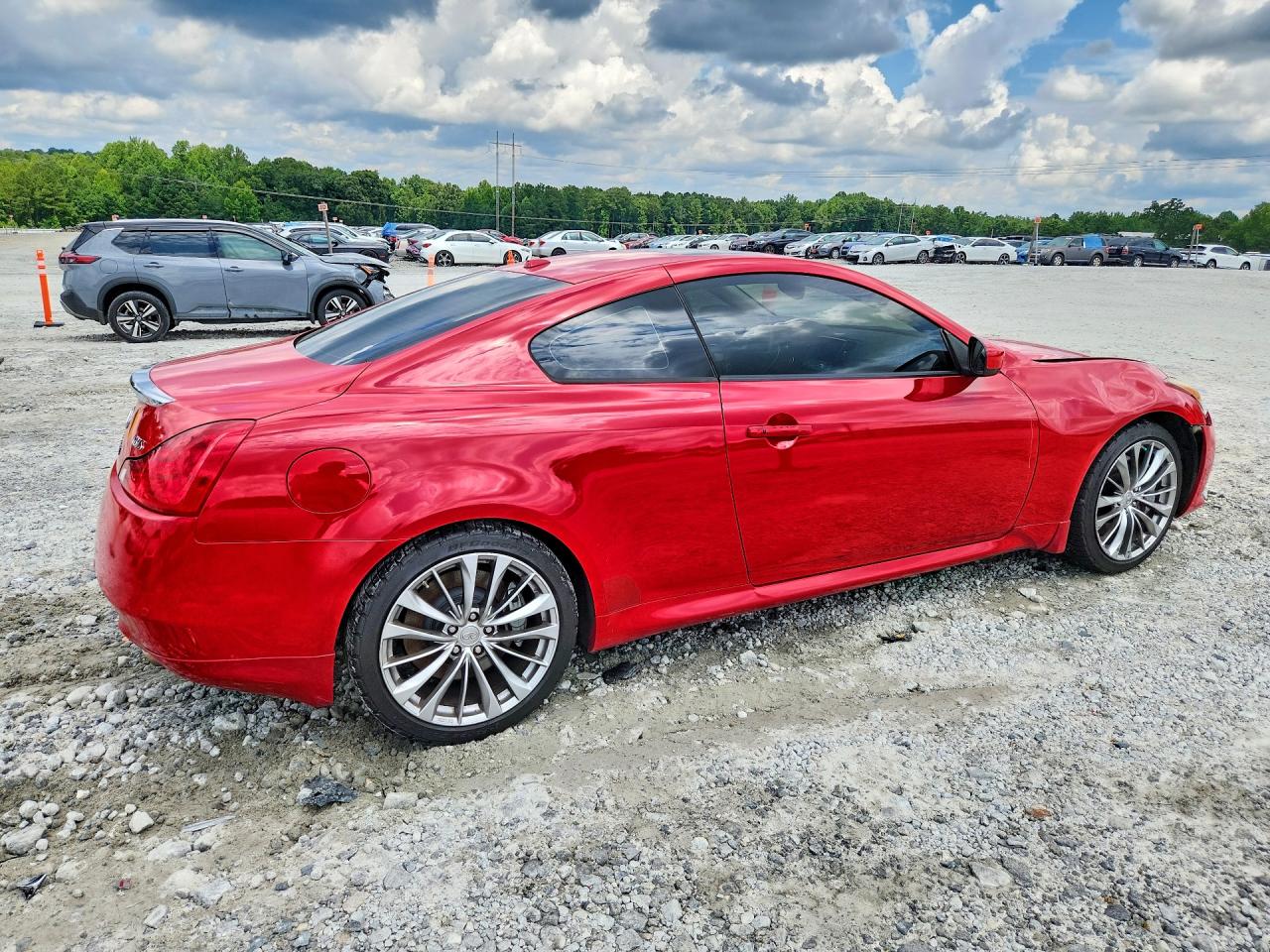 2012 Infiniti G37 Coupe Base Red vin: JN1CV6EK3CM424039