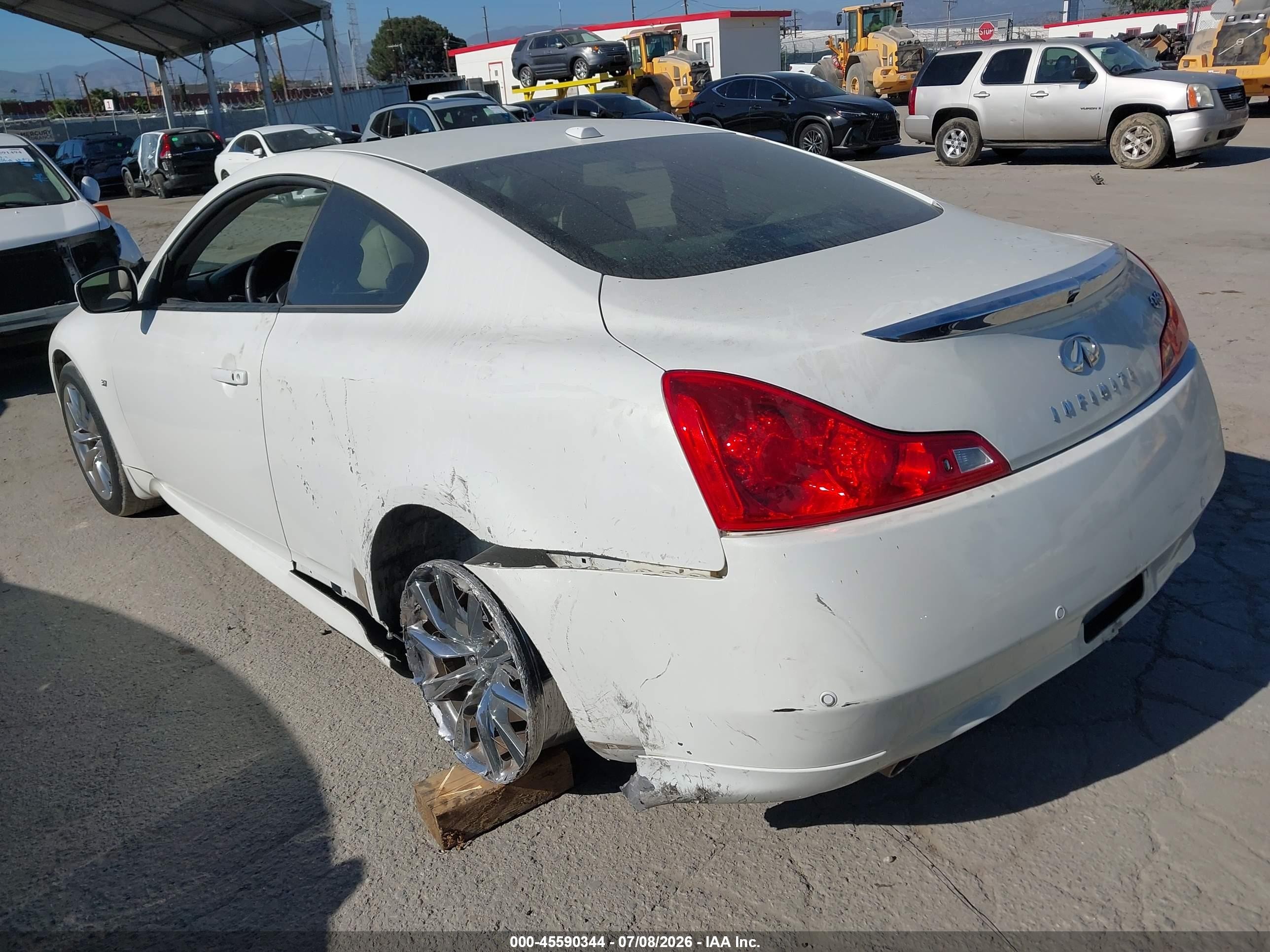 2014 Infiniti Q60 Journey White vin: JN1CV6EK3EM111107