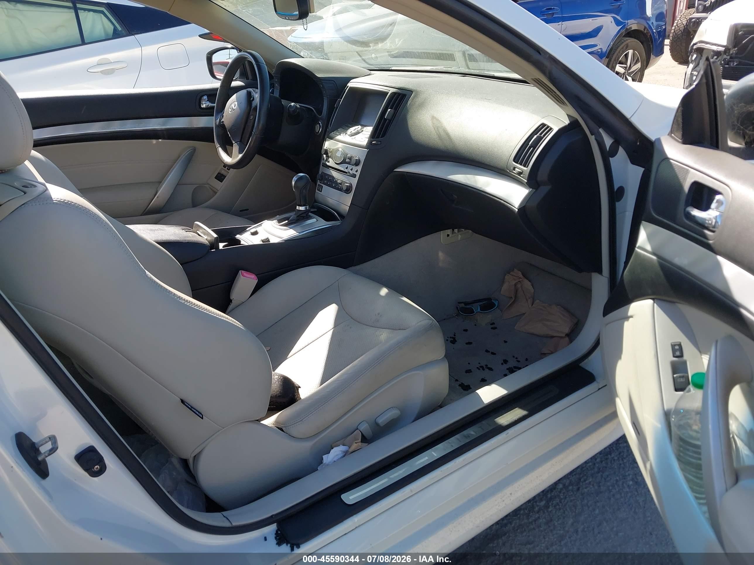 2014 Infiniti Q60 Journey White vin: JN1CV6EK3EM111107