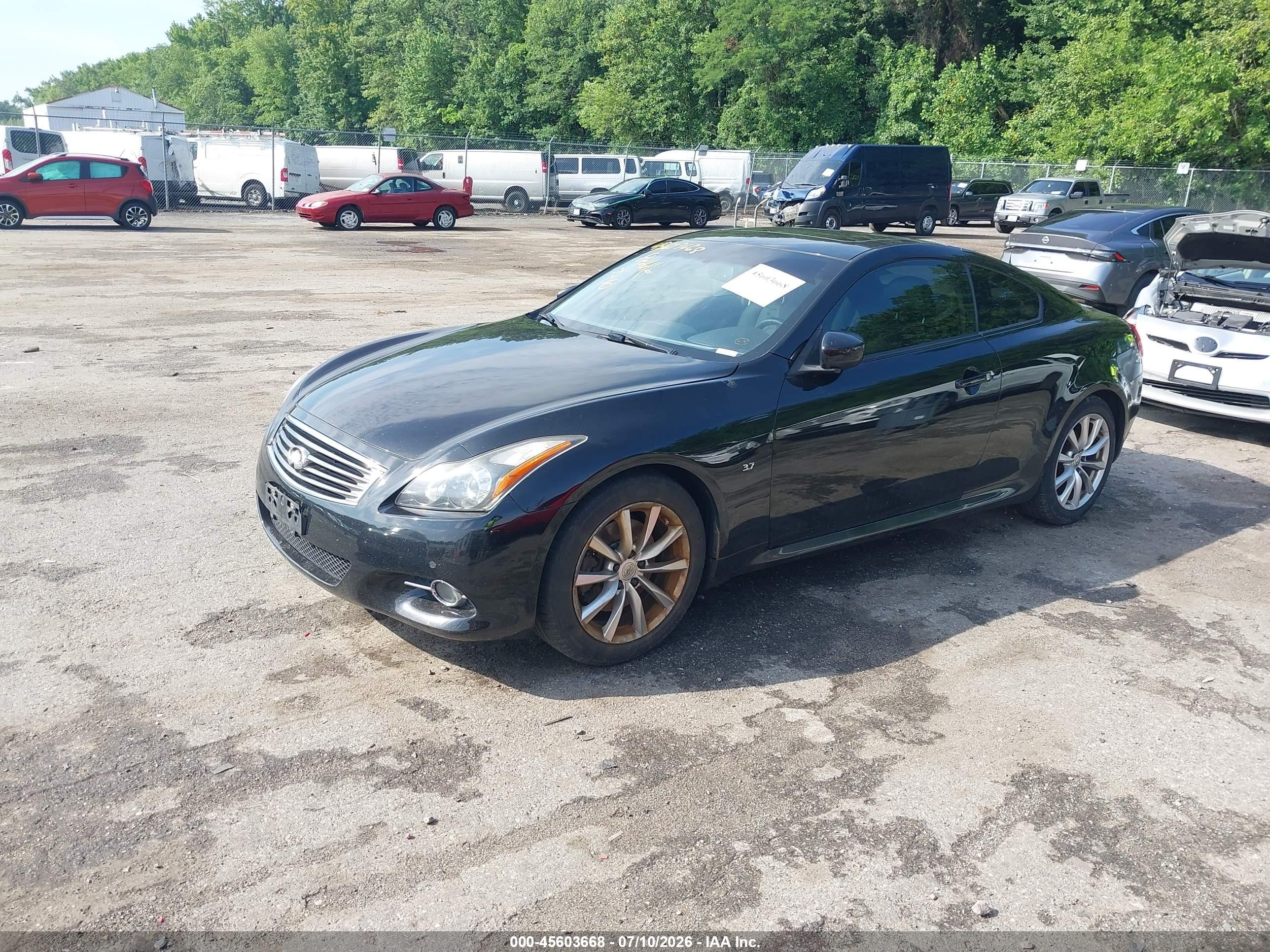 2015 Infiniti Q60 Journey Black vin: JN1CV6EK3FM871135