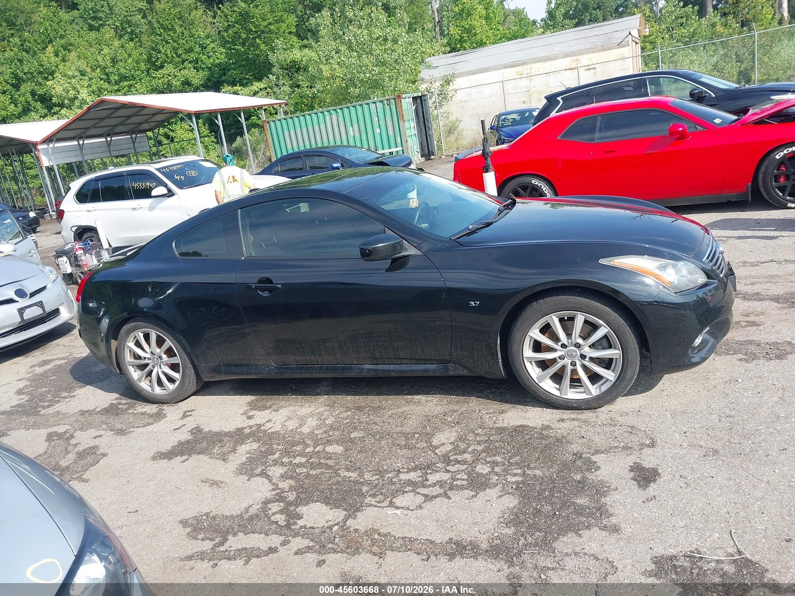 2015 Infiniti Q60 Journey Black vin: JN1CV6EK3FM871135