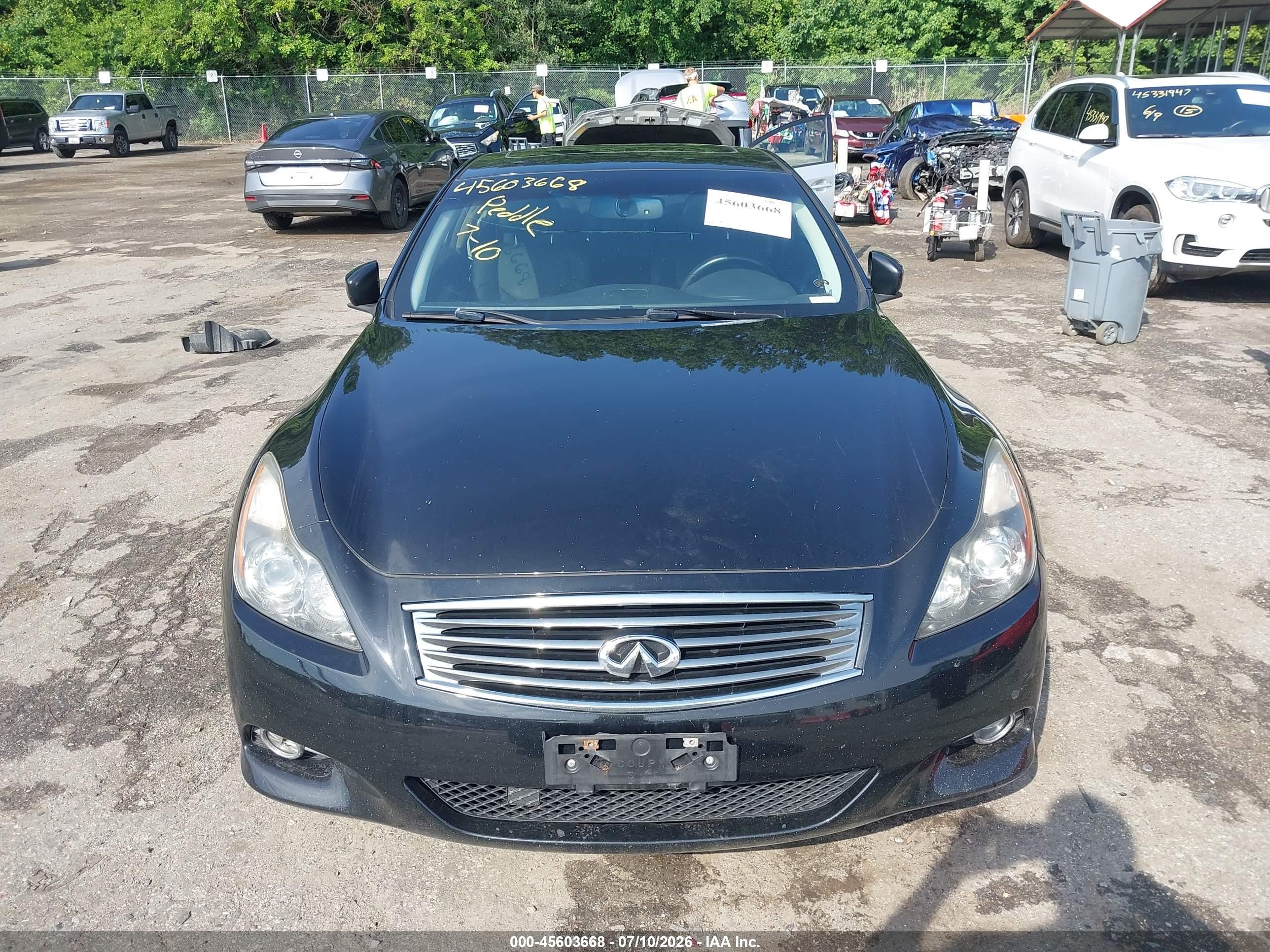 2015 Infiniti Q60 Journey Black vin: JN1CV6EK3FM871135