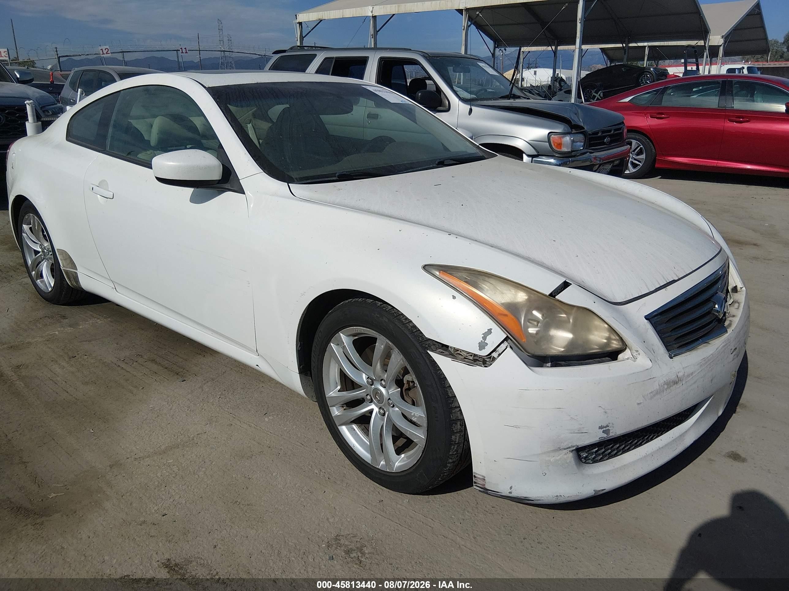 2010 Infiniti G37 Journey White vin: JN1CV6EK4AM104841