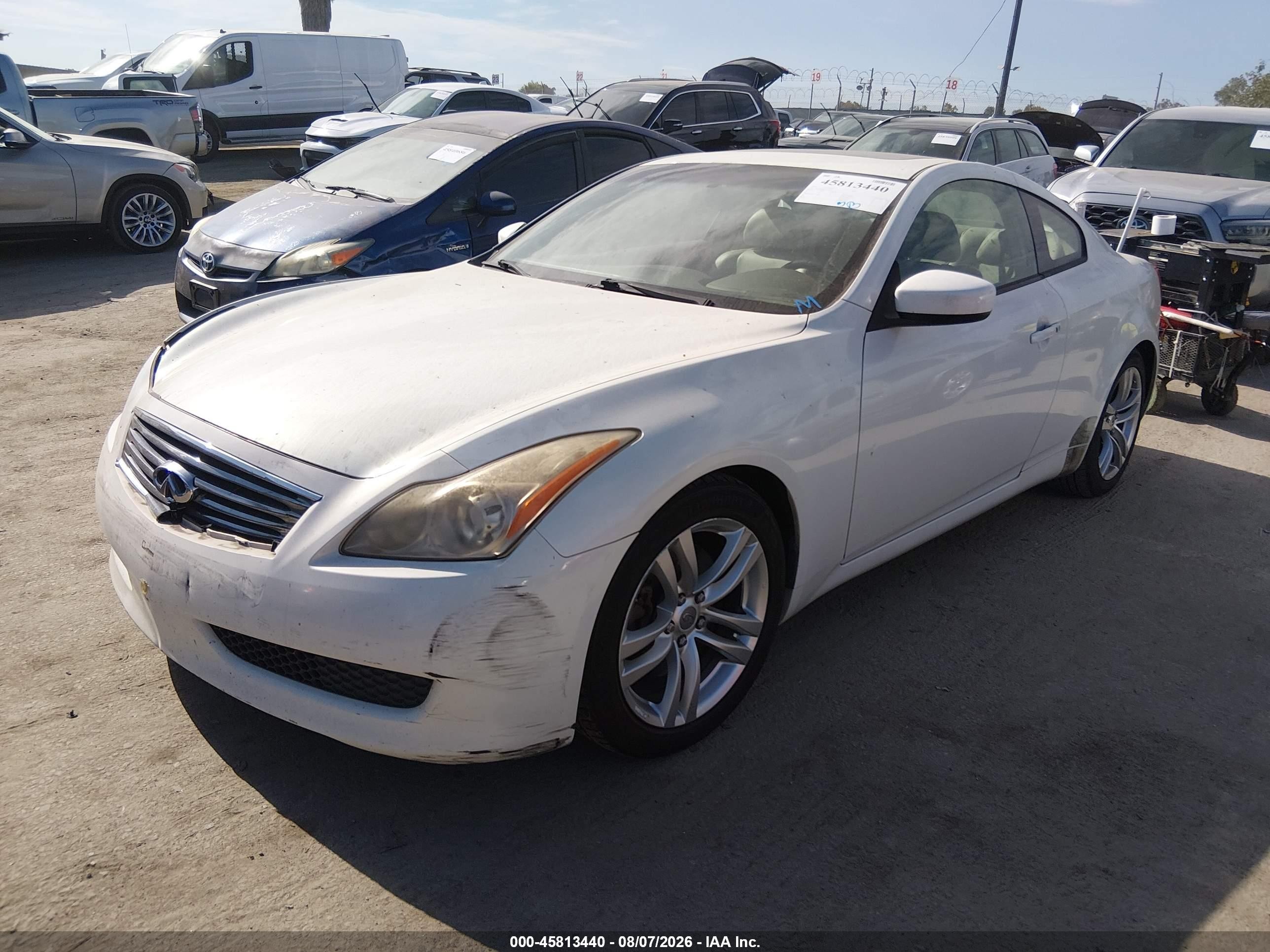 2010 Infiniti G37 Journey White vin: JN1CV6EK4AM104841
