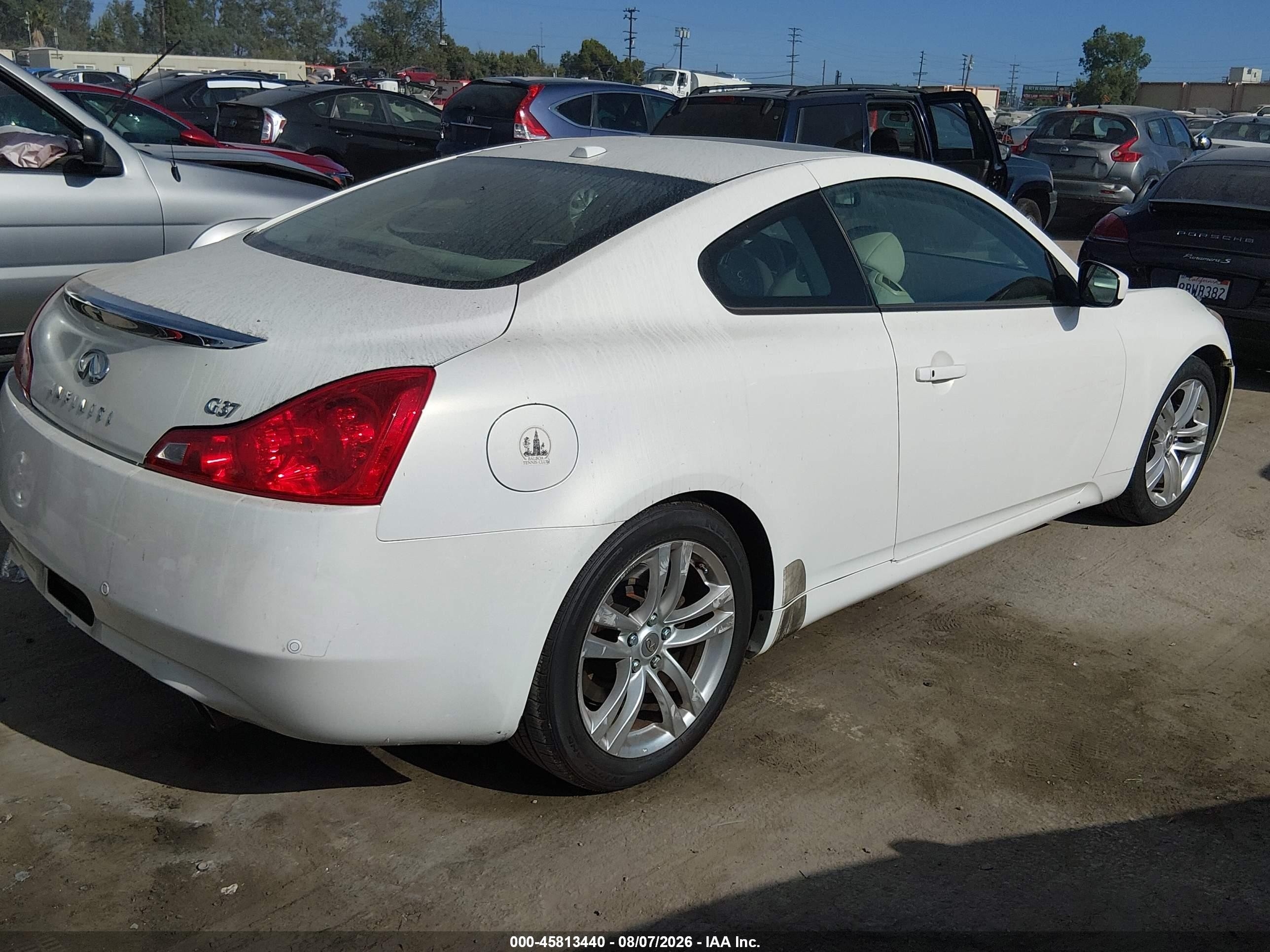 2010 Infiniti G37 Journey White vin: JN1CV6EK4AM104841