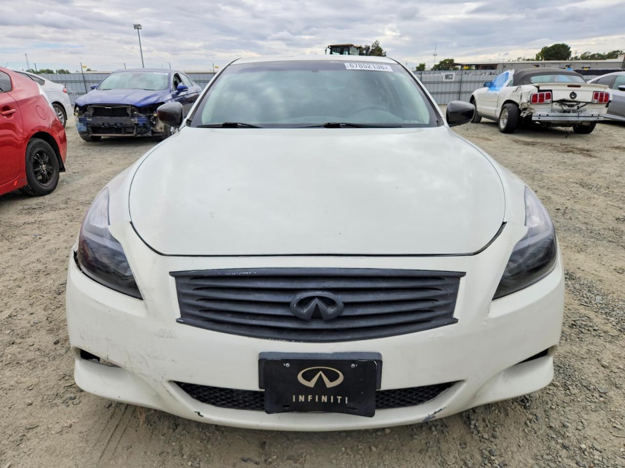 2011 Infiniti G37 Coupe Base White vin: JN1CV6EK4BM210529