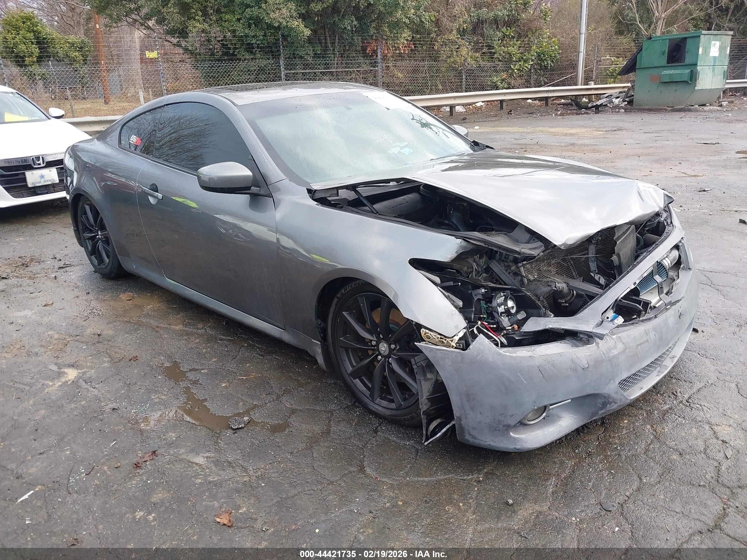2012 Infiniti G37 Journey Серый vin: JN1CV6EK4CM421991