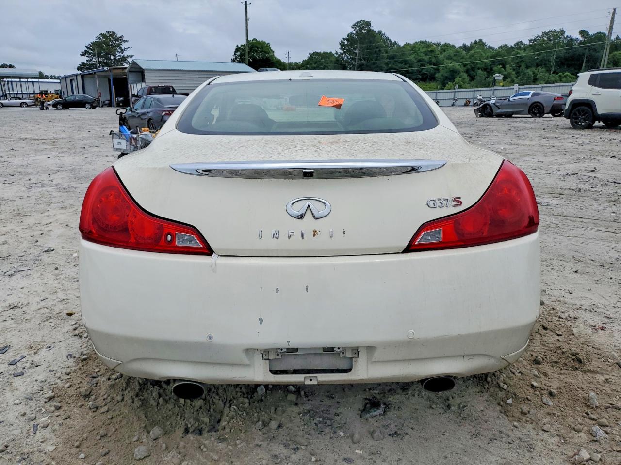 2013 Infiniti G37 Coupe White vin: JN1CV6EK4DM923918