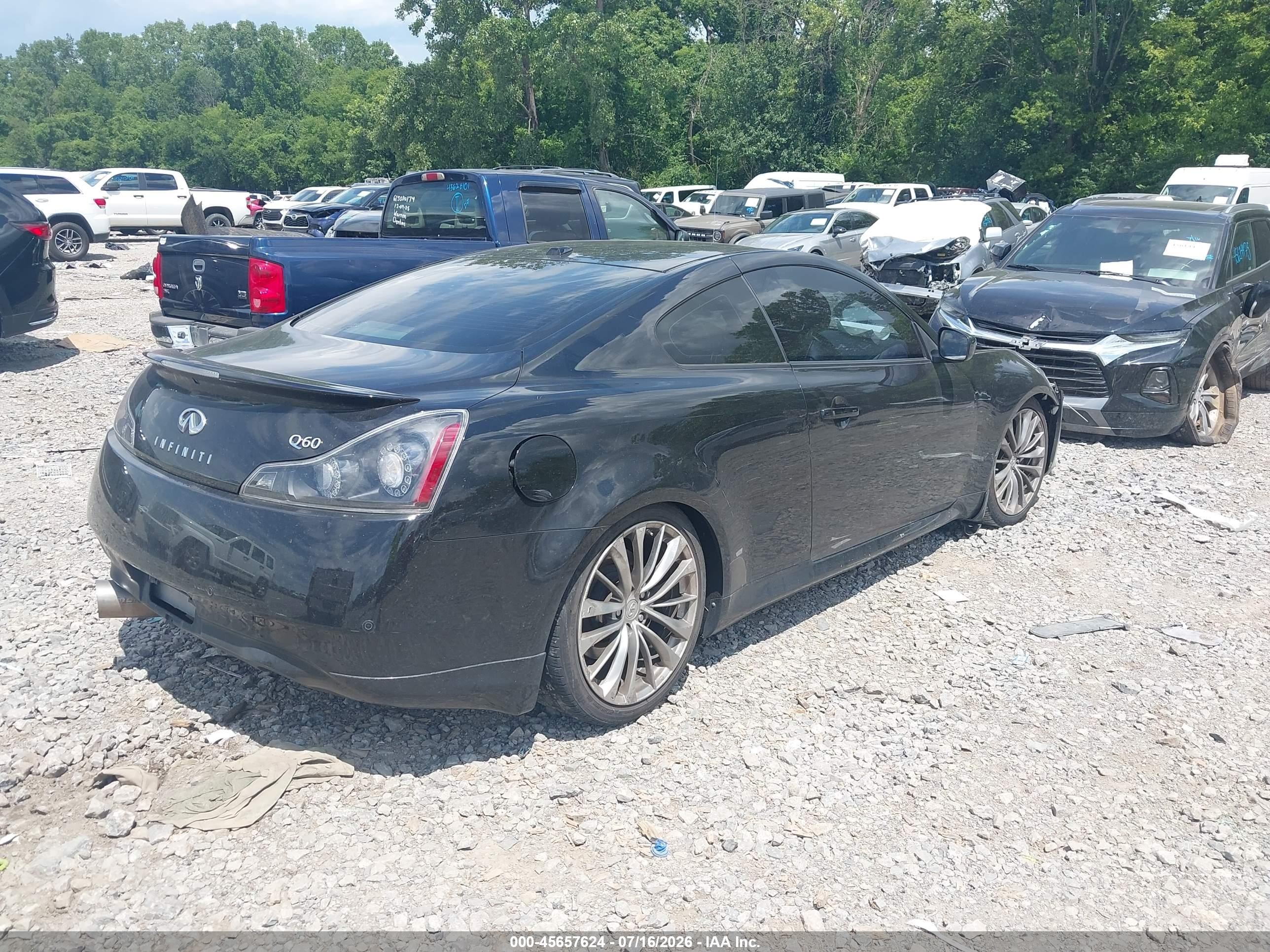 2014 Infiniti Q60 Journey Black vin: JN1CV6EK4EM111858