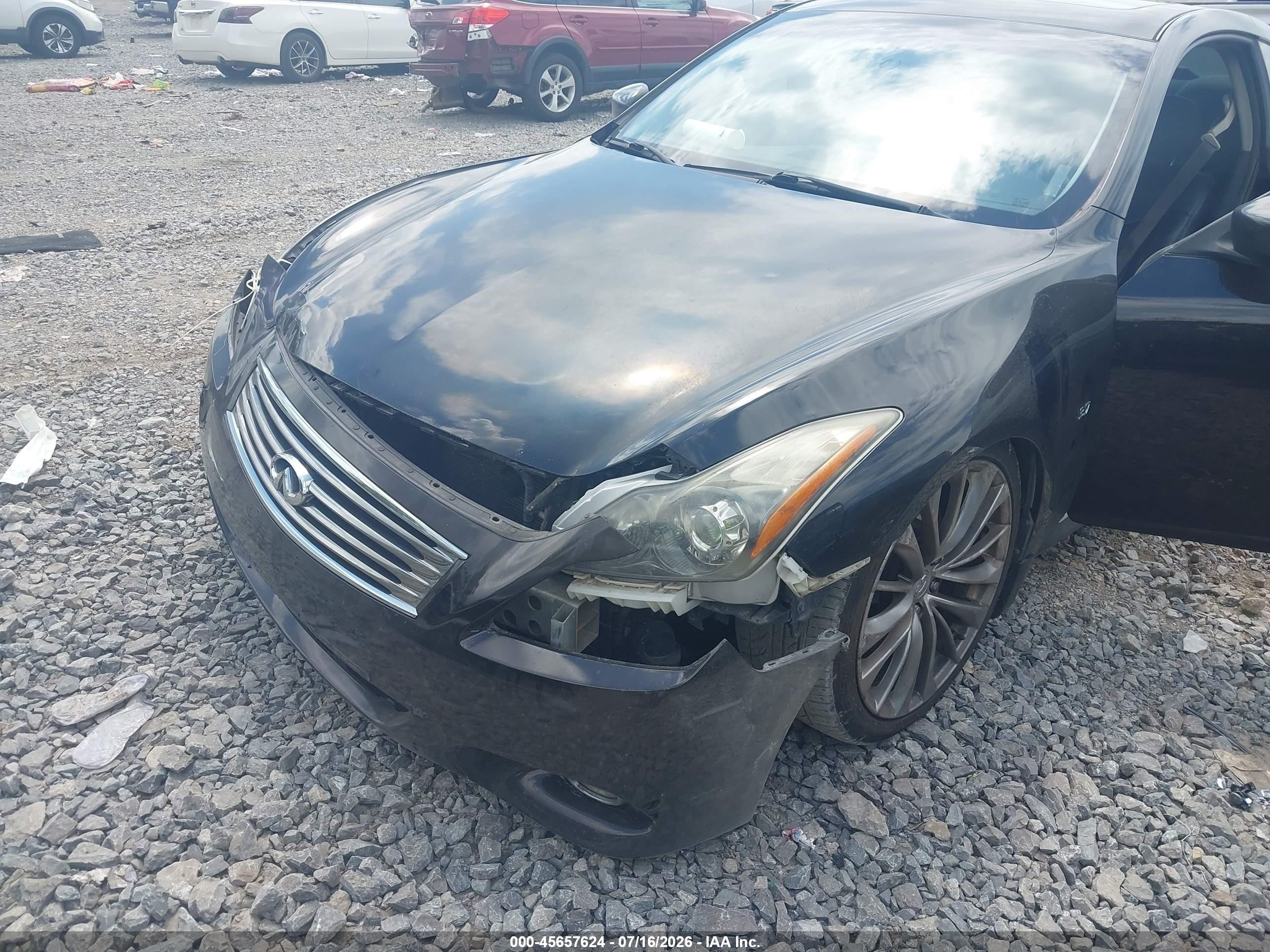 2014 Infiniti Q60 Journey Black vin: JN1CV6EK4EM111858
