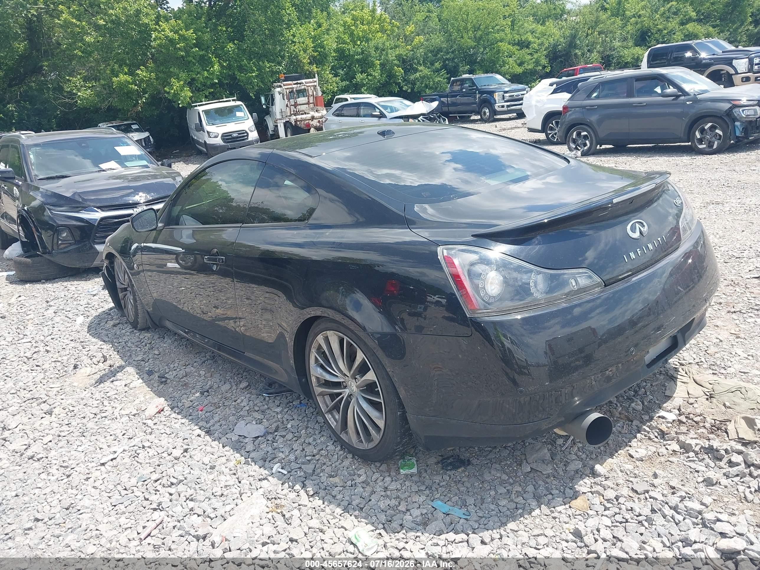 2014 Infiniti Q60 Journey Black vin: JN1CV6EK4EM111858