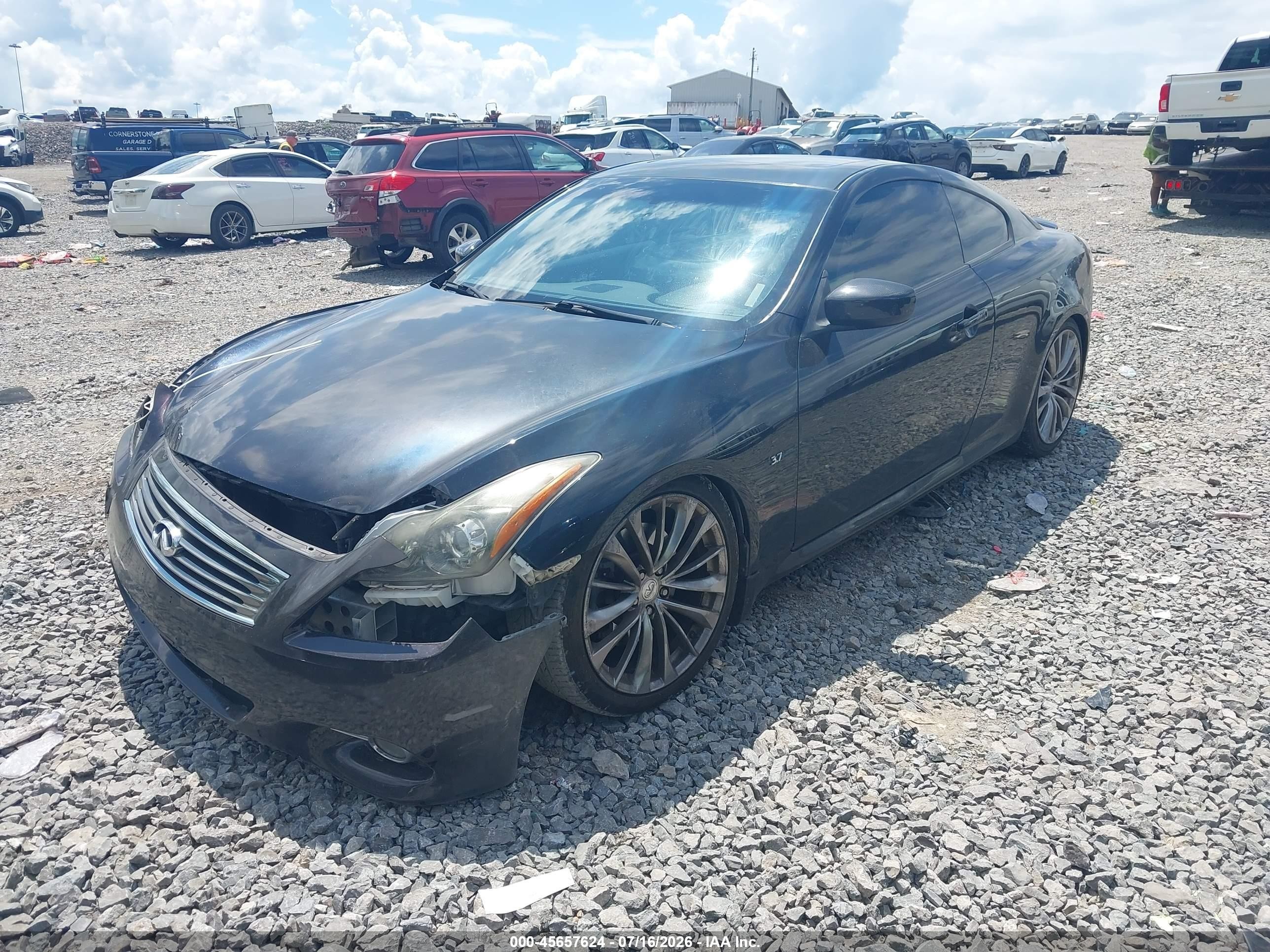2014 Infiniti Q60 Journey Black vin: JN1CV6EK4EM111858