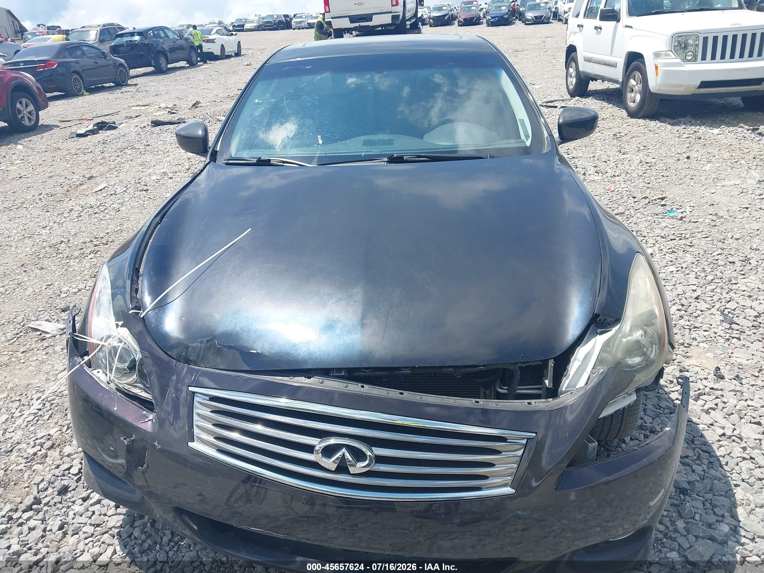 2014 Infiniti Q60 Journey Black vin: JN1CV6EK4EM111858