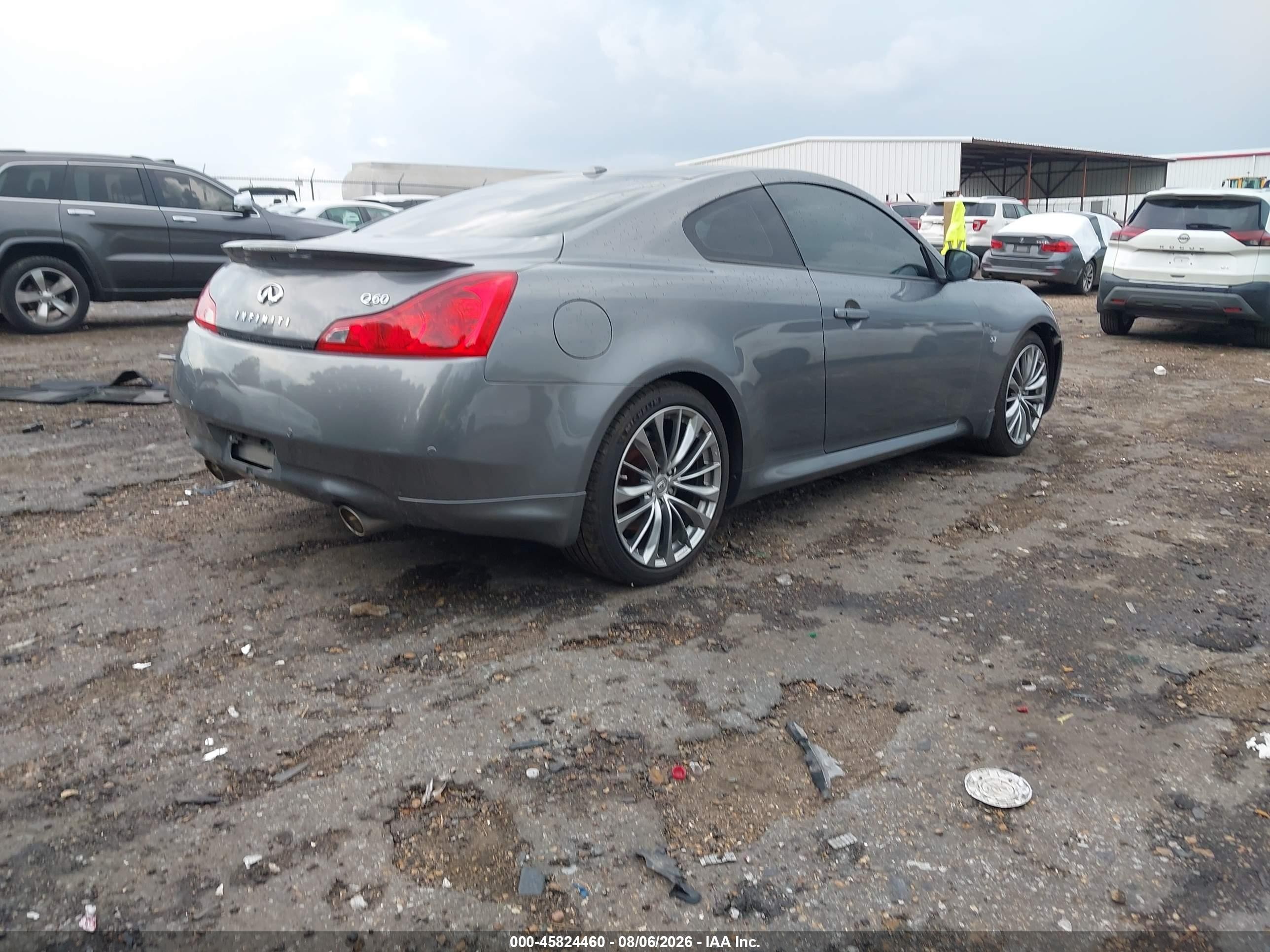 2014 Infiniti Q60 Journey Gray vin: JN1CV6EK4EM112248