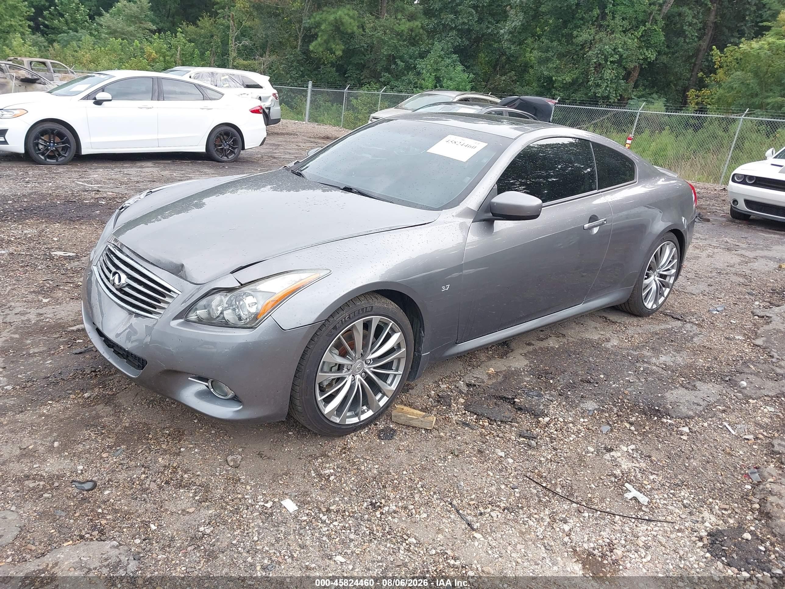 2014 Infiniti Q60 Journey Gray vin: JN1CV6EK4EM112248