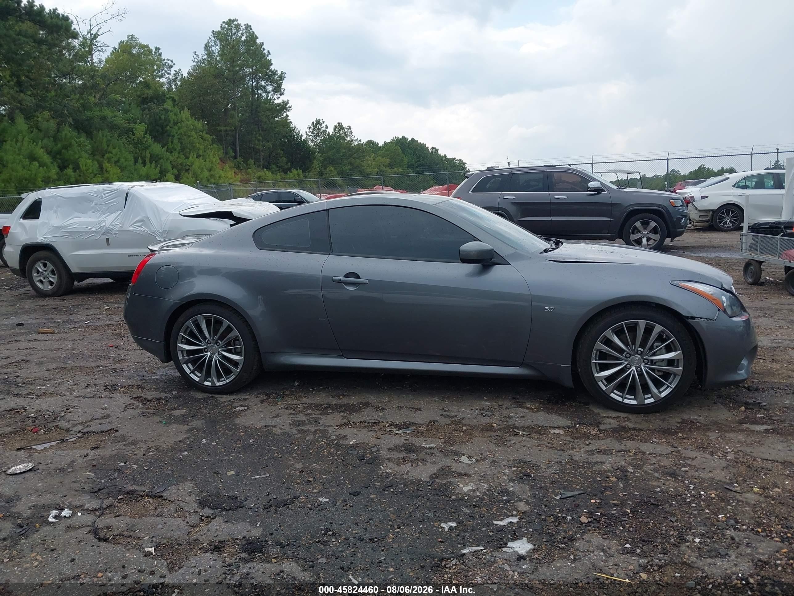 2014 Infiniti Q60 Journey Gray vin: JN1CV6EK4EM112248