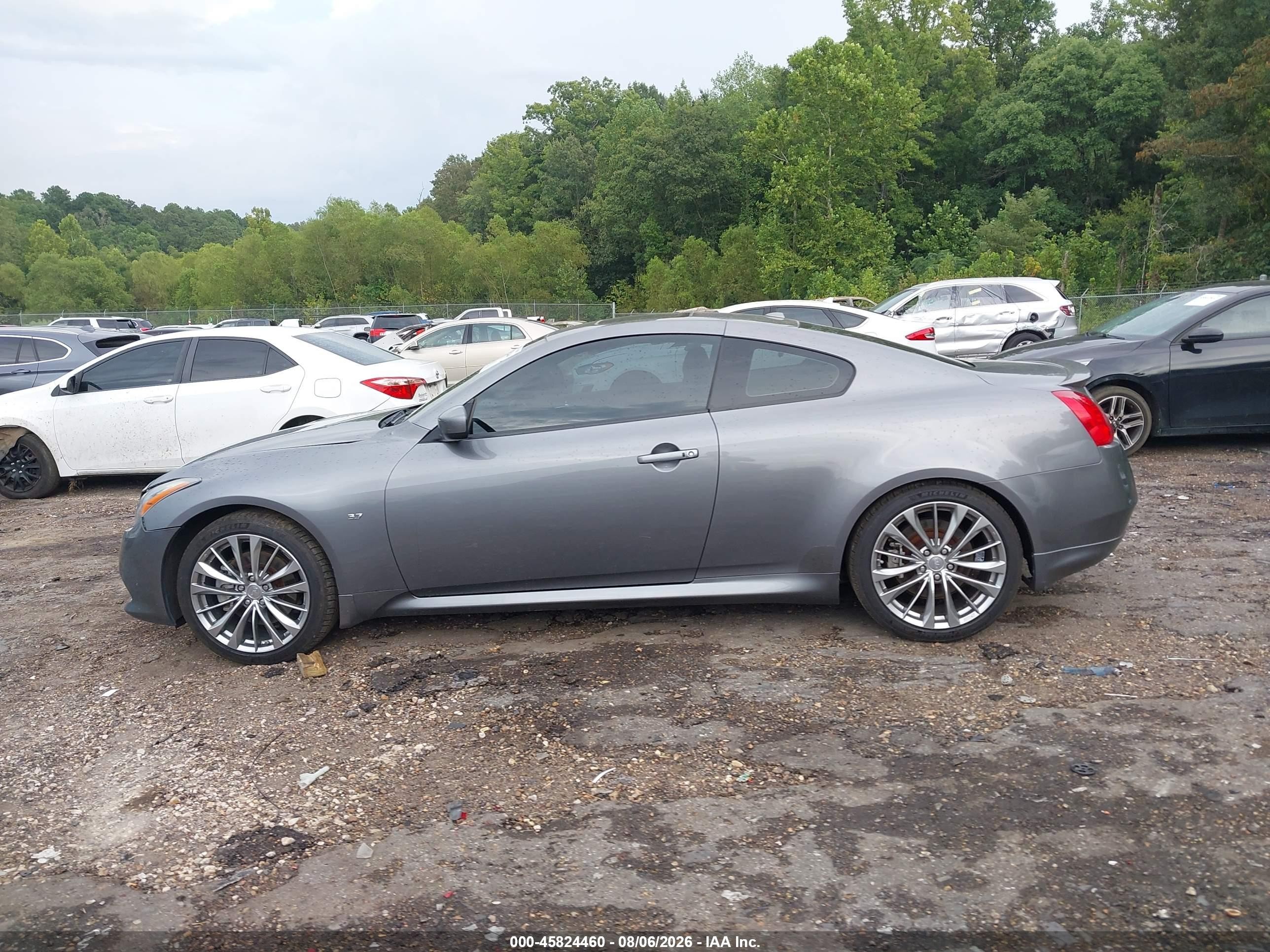 2014 Infiniti Q60 Journey Gray vin: JN1CV6EK4EM112248