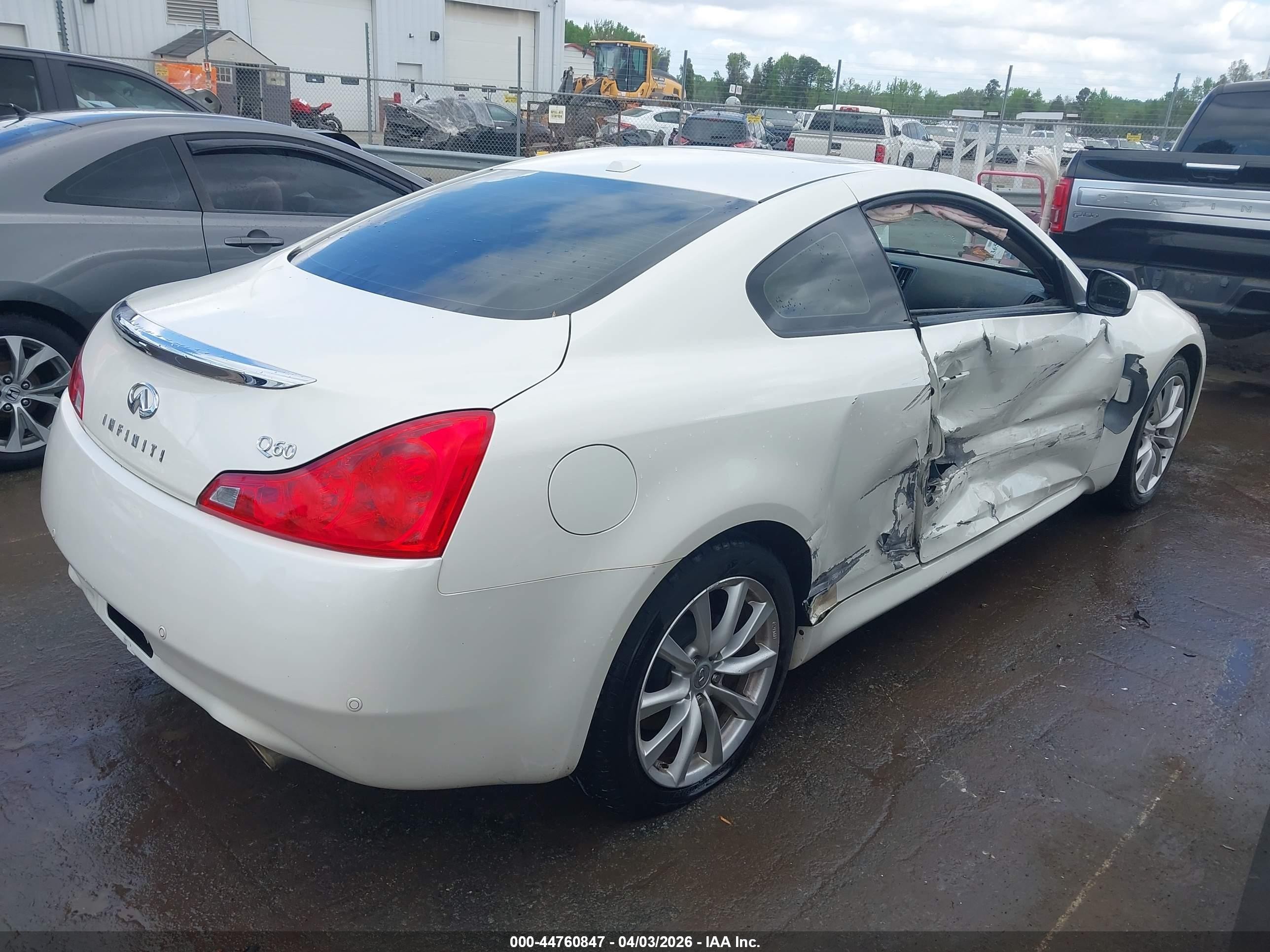 2015 Infiniti Q60 Journey White vin: JN1CV6EK4FM870544