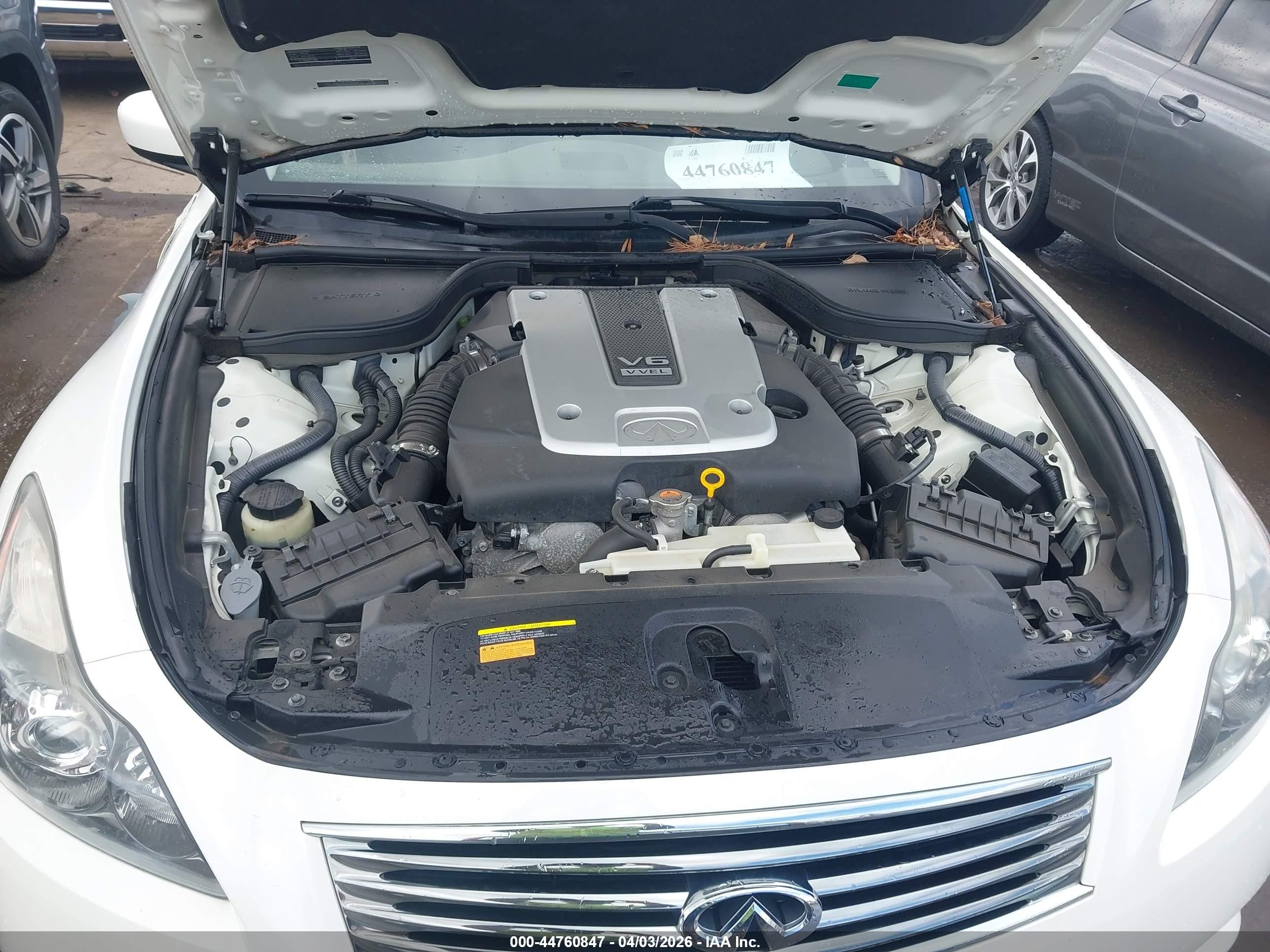 2015 Infiniti Q60 Journey White vin: JN1CV6EK4FM870544