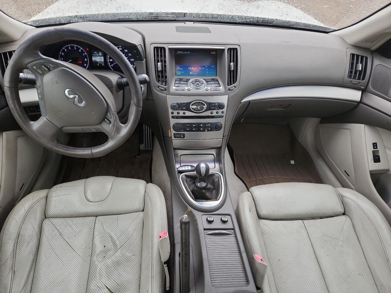 2010 Infiniti G37 Coupe Base White vin: JN1CV6EK5AM101186
