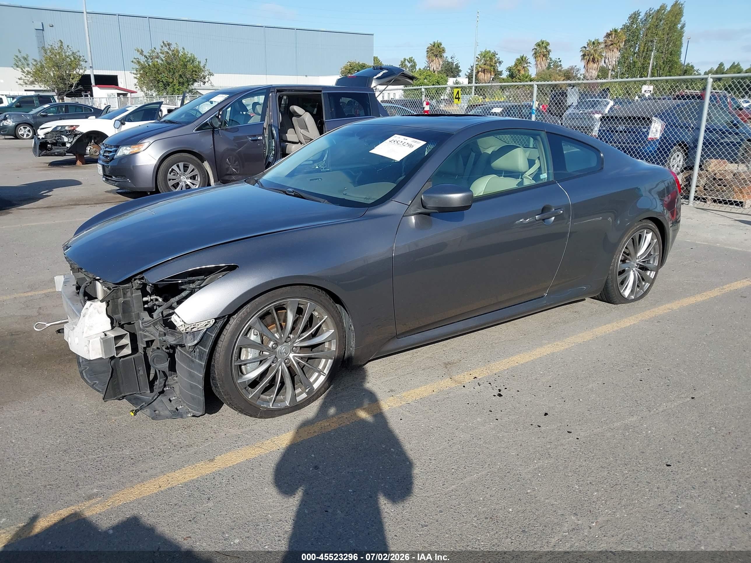 2012 Infiniti G37 Journey Gray vin: JN1CV6EK5CM422650