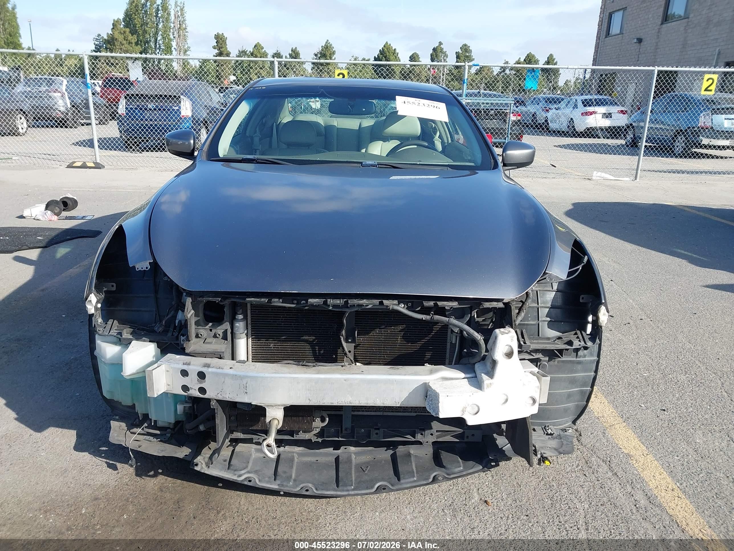 2012 Infiniti G37 Journey Gray vin: JN1CV6EK5CM422650