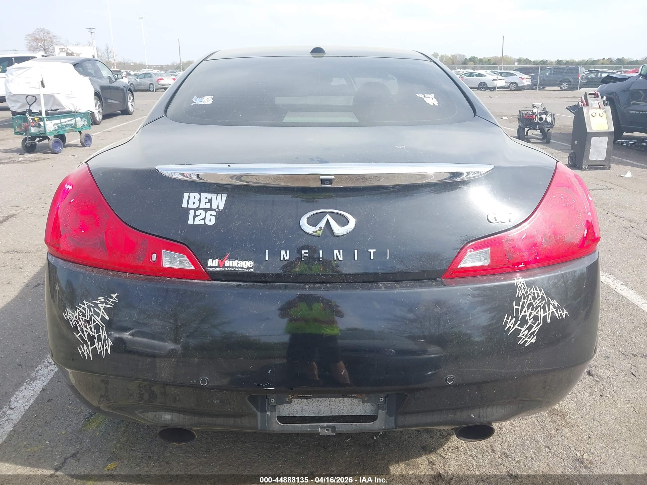 2012 Infiniti G37 Journey Black vin: JN1CV6EK5CM423006