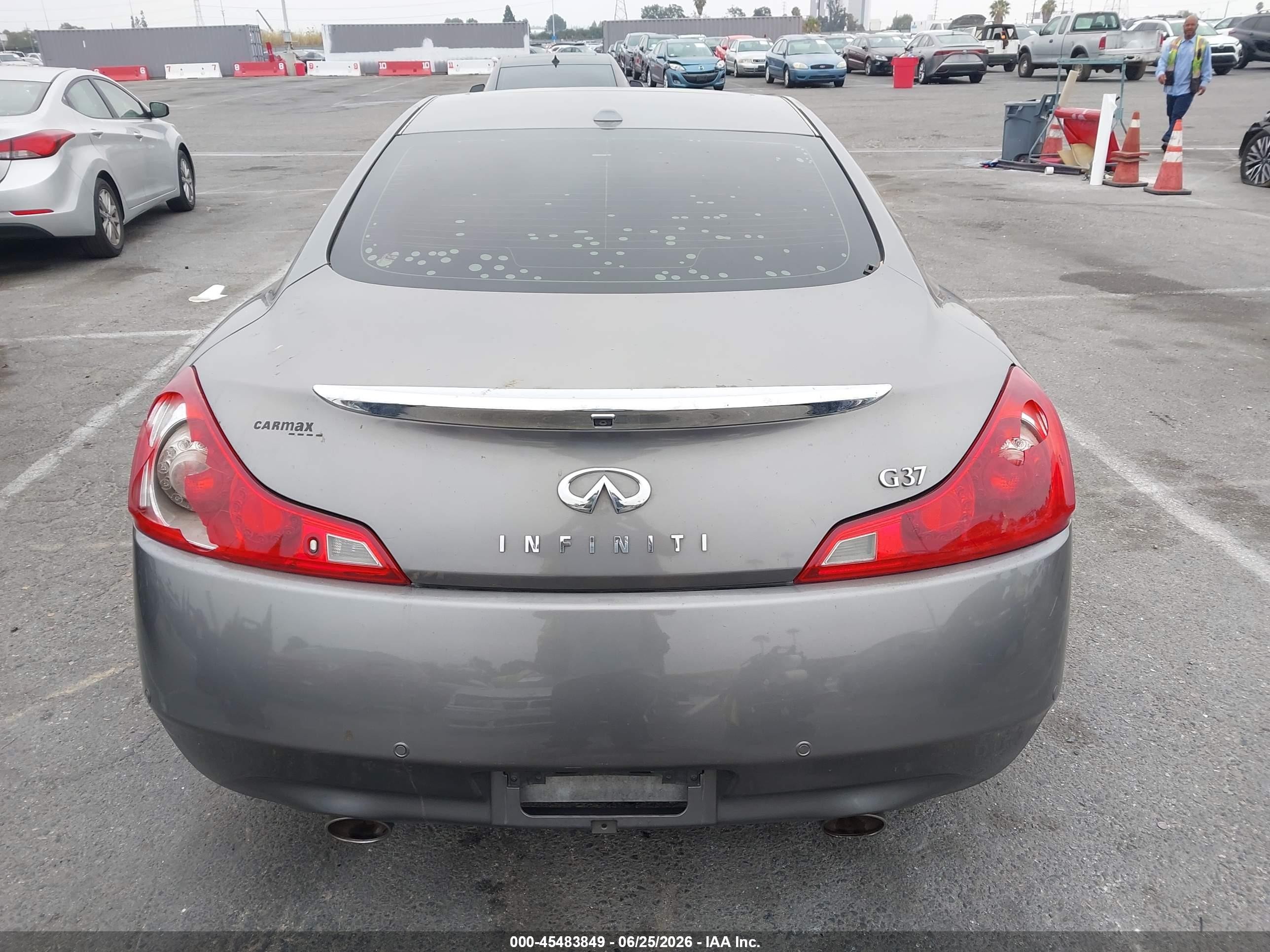 2013 Infiniti G37 Journey Gray vin: JN1CV6EK5DM921305