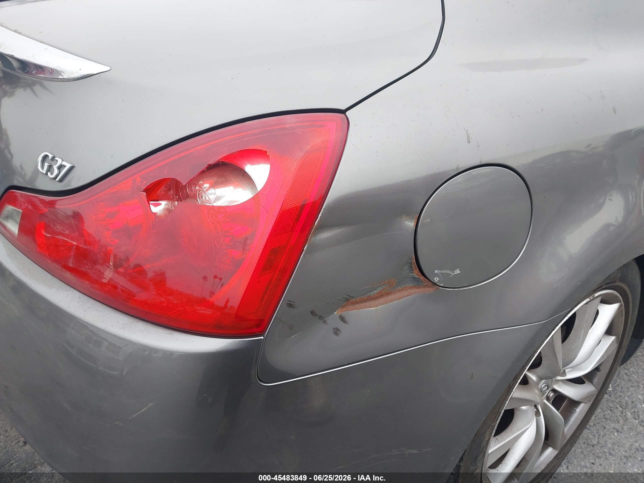 2013 Infiniti G37 Journey Gray vin: JN1CV6EK5DM921305
