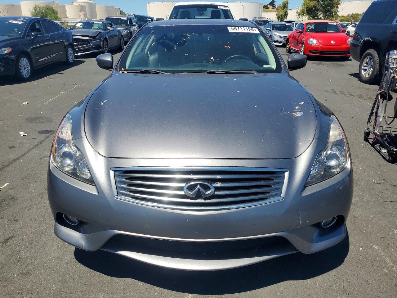 2014 Infiniti Q60 Coupe Sport Серый vin: JN1CV6EK5EM111934