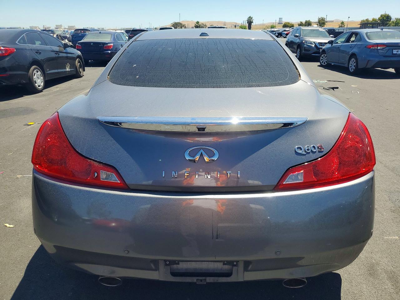 2014 Infiniti Q60 Coupe Sport Серый vin: JN1CV6EK5EM111934