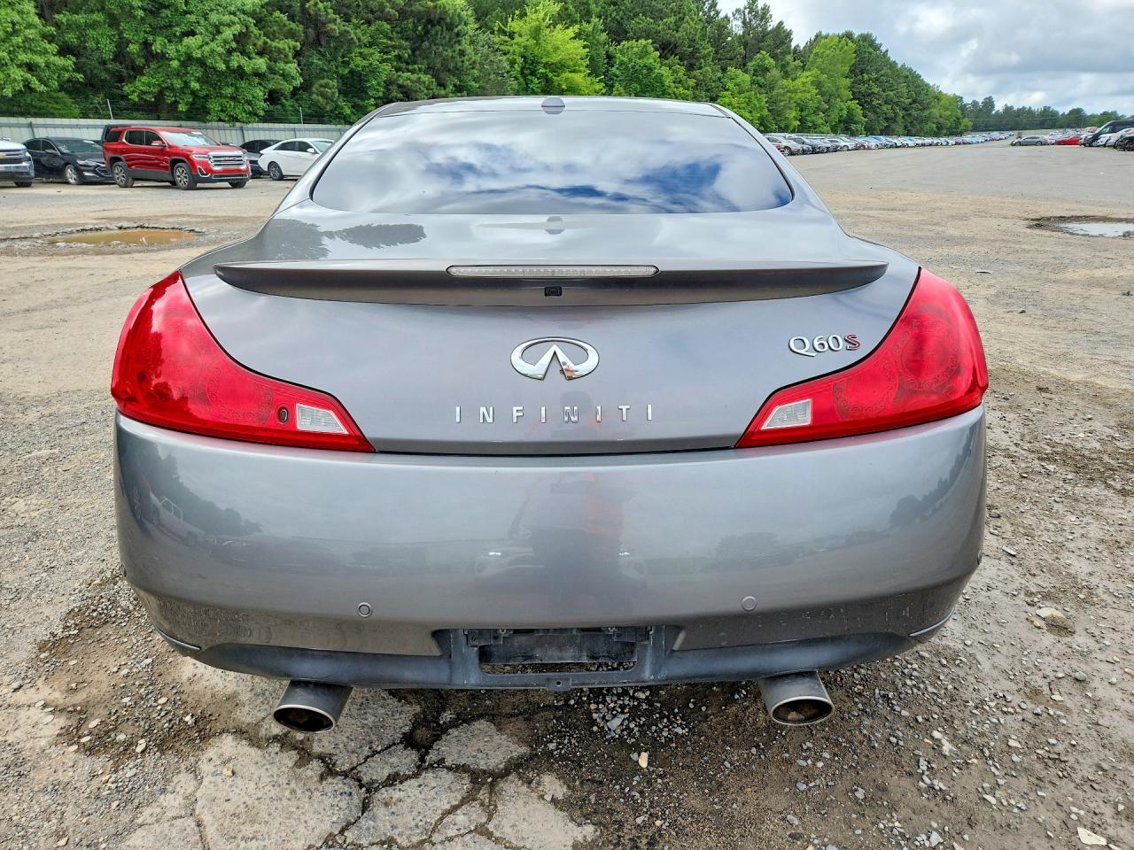 2014 Infiniti Q60 Coupe Sport Gray vin: JN1CV6EK5EM113814