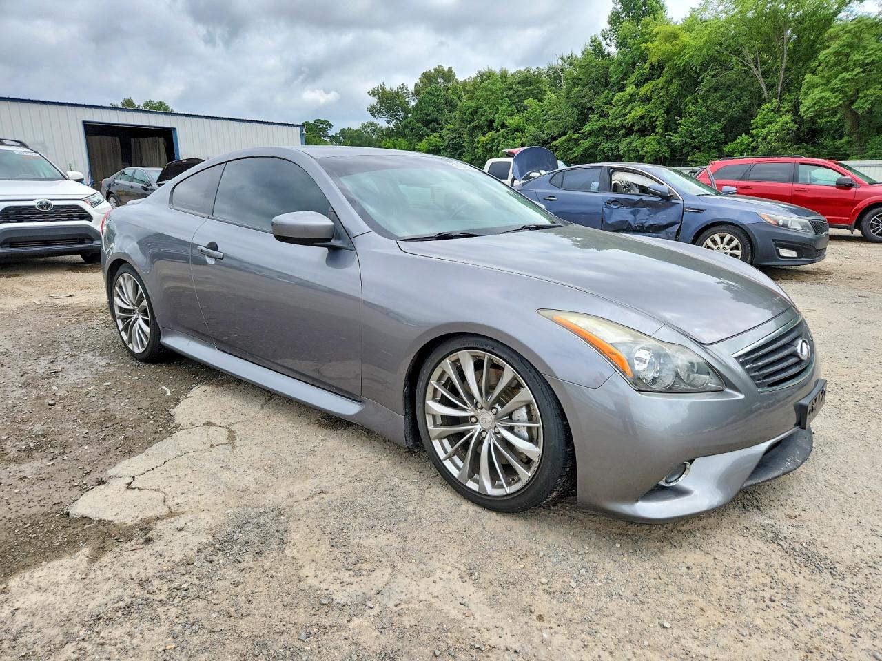 2014 Infiniti Q60 Coupe Sport Gray vin: JN1CV6EK5EM113814