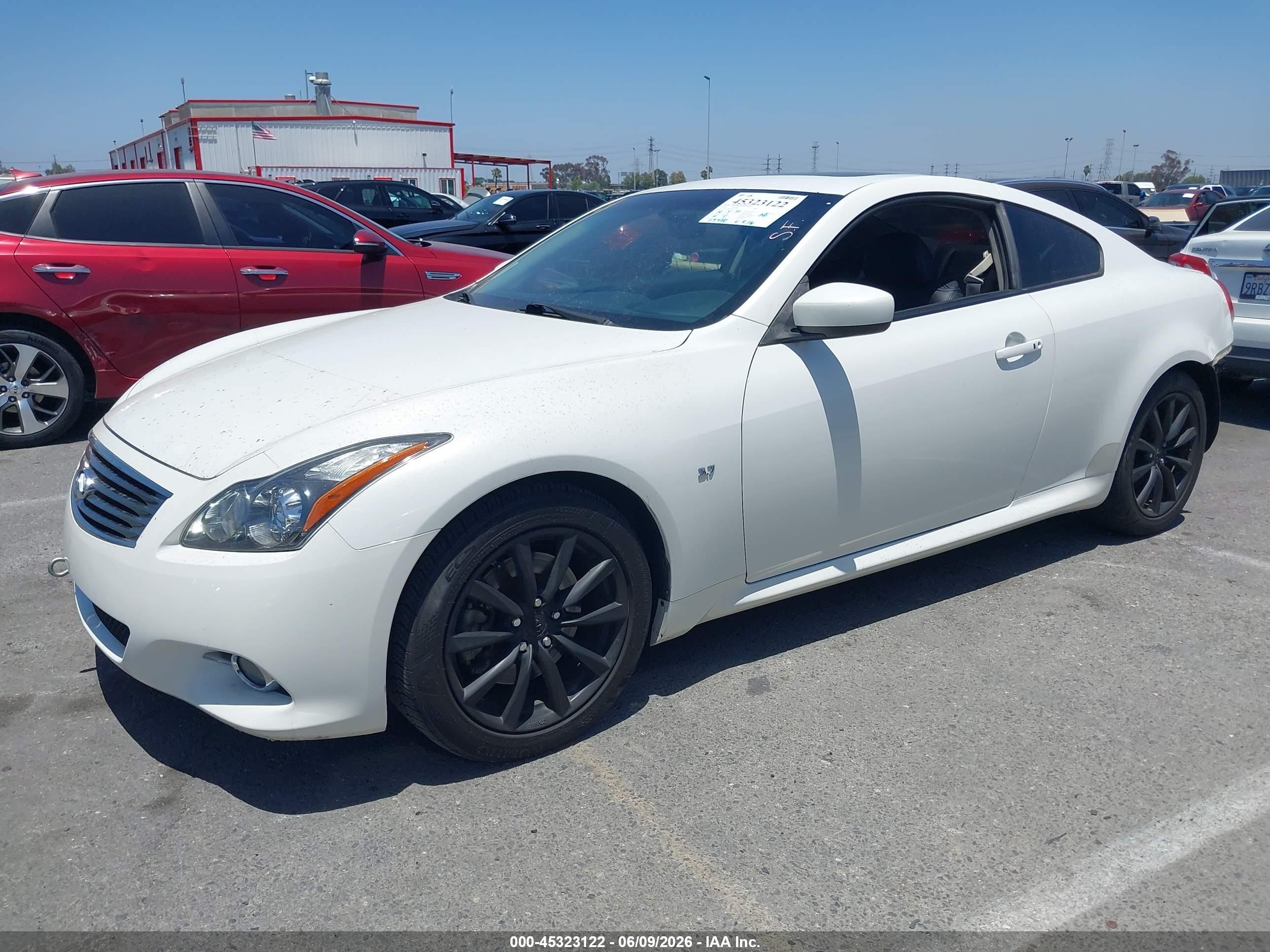 2014 Infiniti Q60 Journey White vin: JN1CV6EK6EM112400