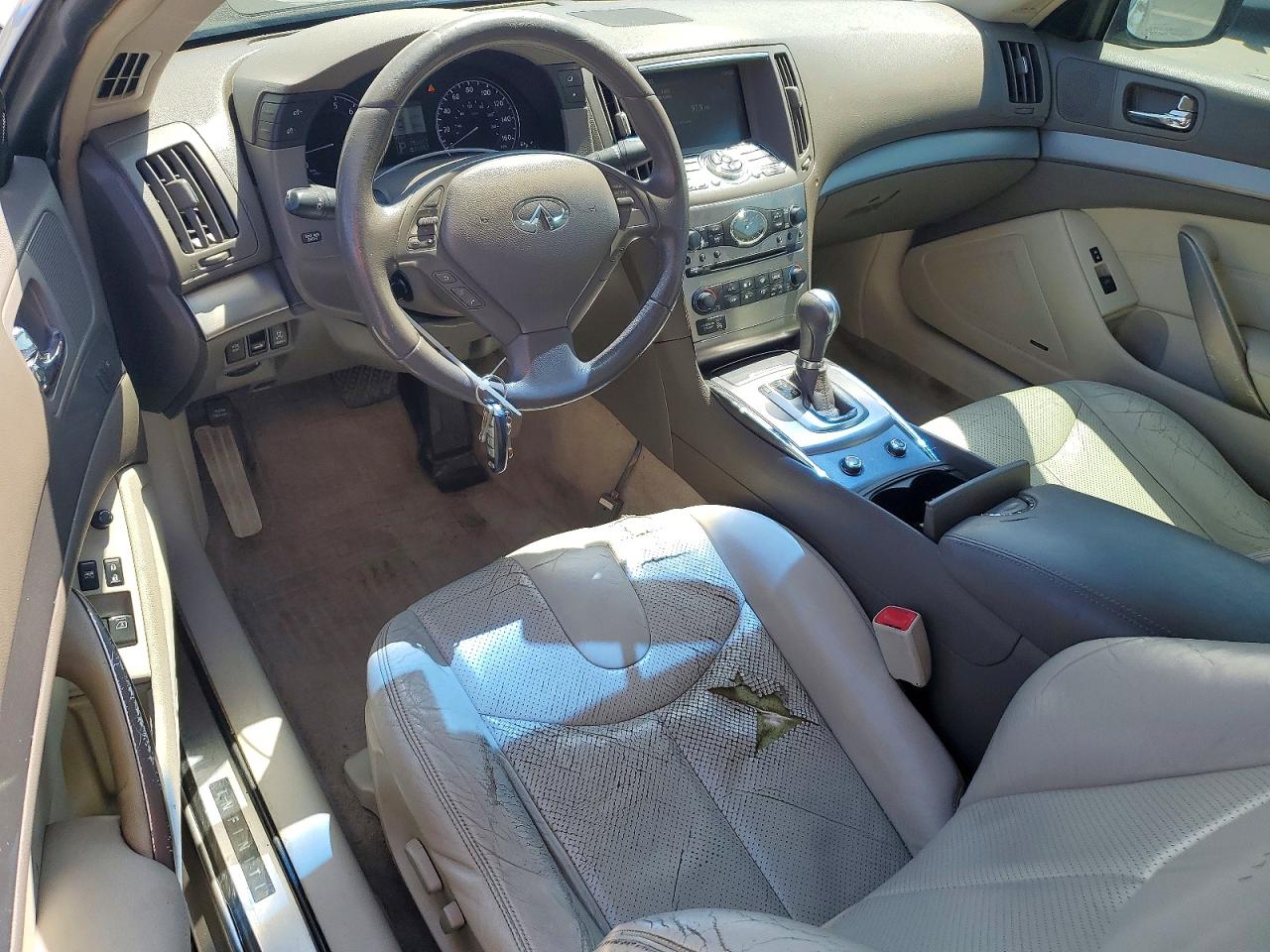 2010 Infiniti G37 Coupe Base Серый vin: JN1CV6EK7AM103344