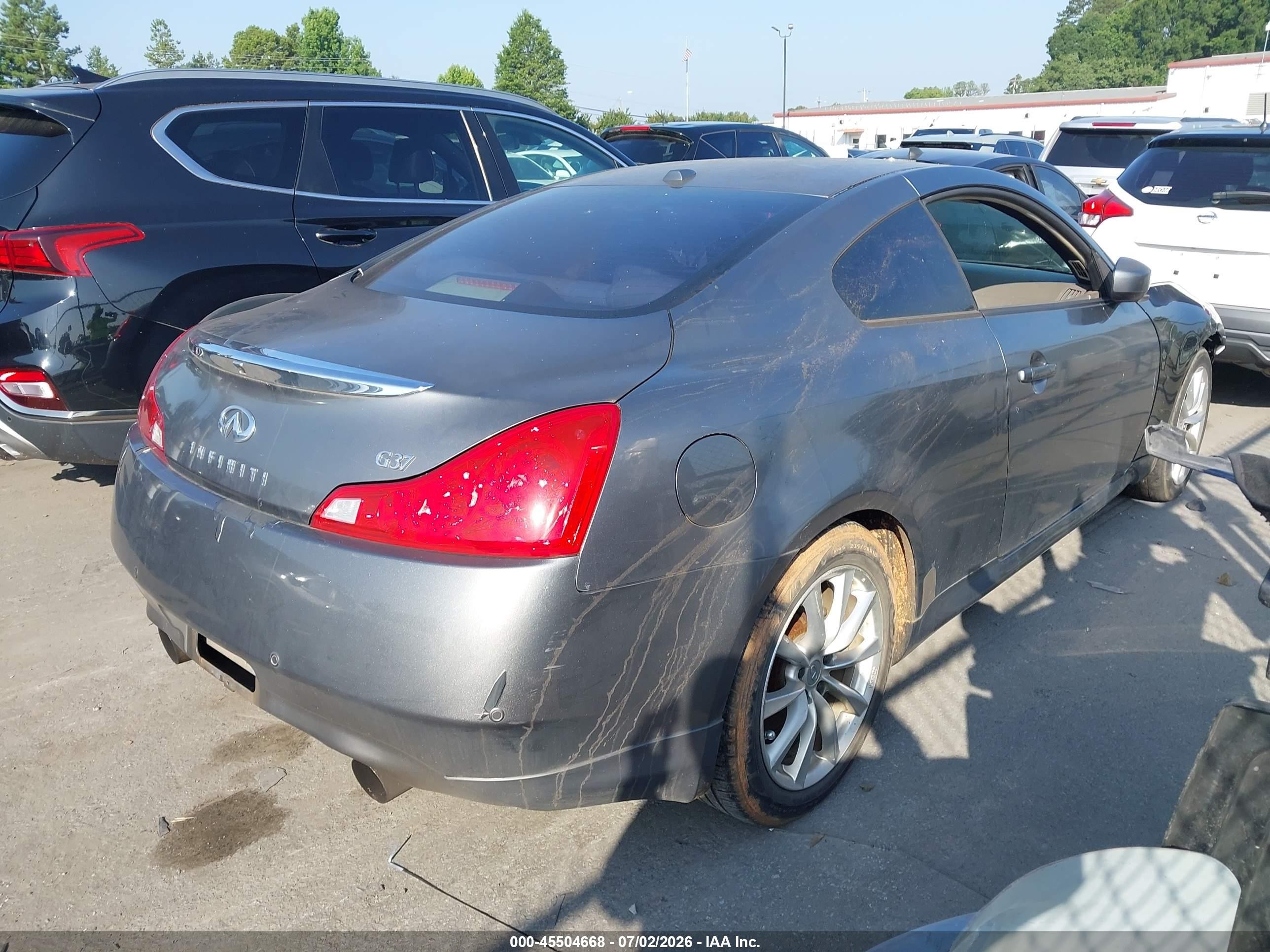 2012 Infiniti G37 Journey Gray vin: JN1CV6EK7CM420043