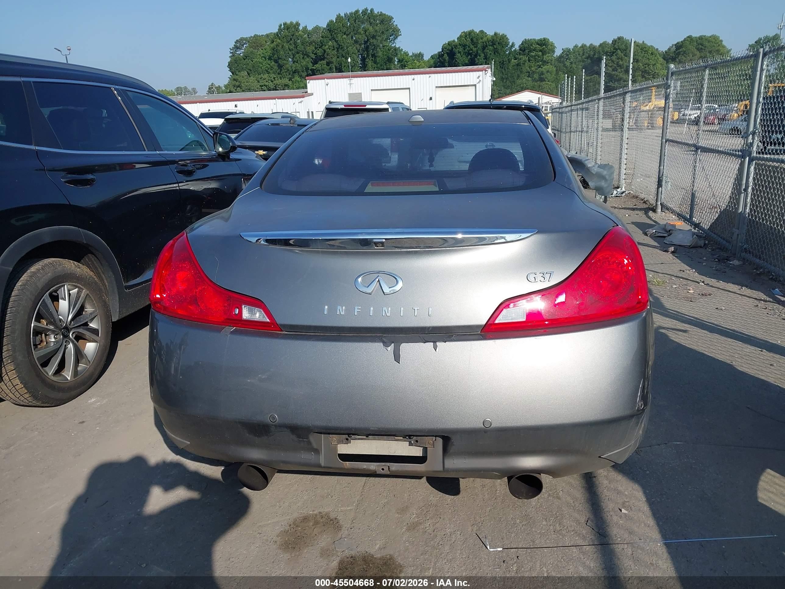 2012 Infiniti G37 Journey Gray vin: JN1CV6EK7CM420043